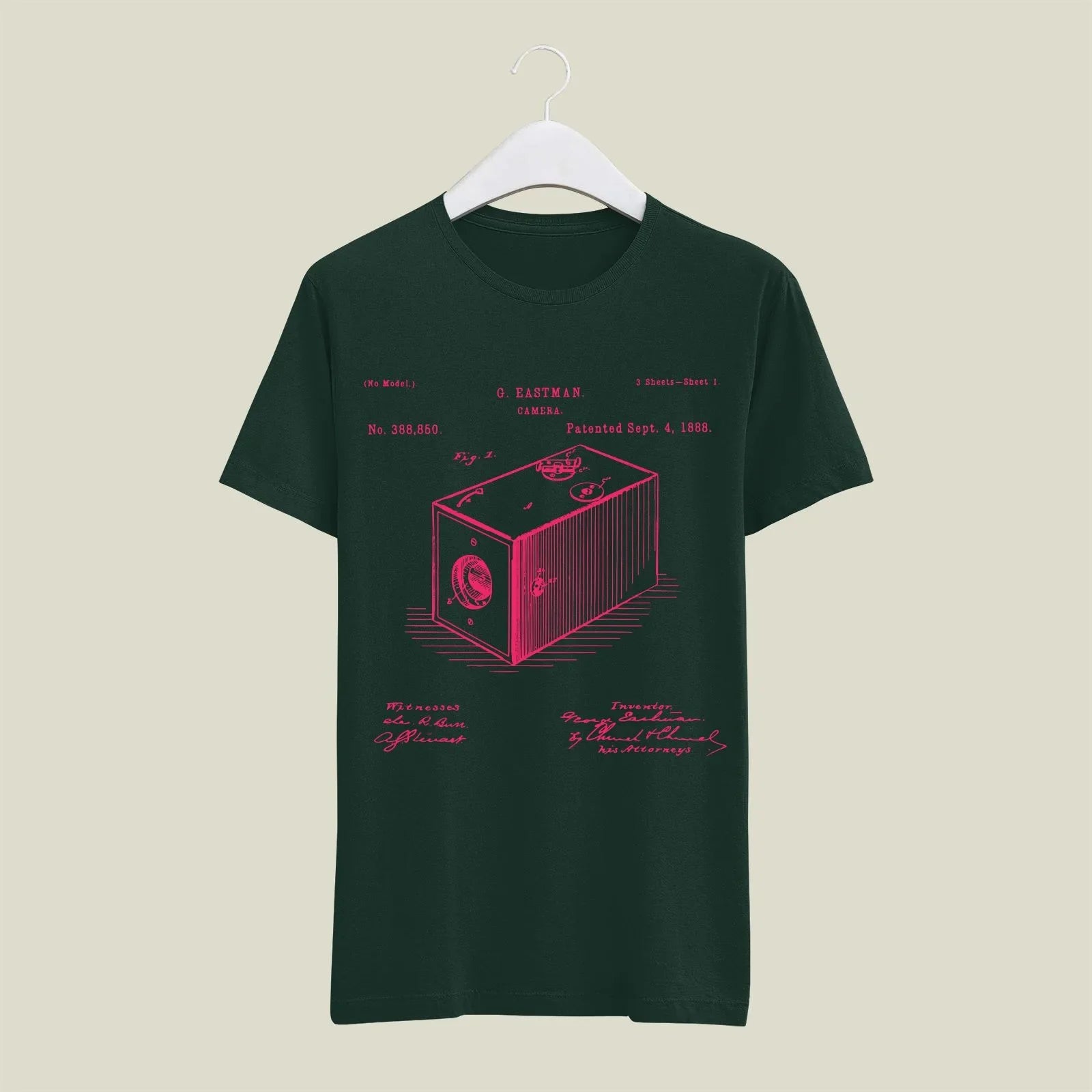 Camera Patent T-Shirt T-CMP1 Desichalchitra
