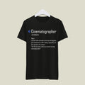 Cinematographer T-Shirt T-CIN93 Desichalchitra