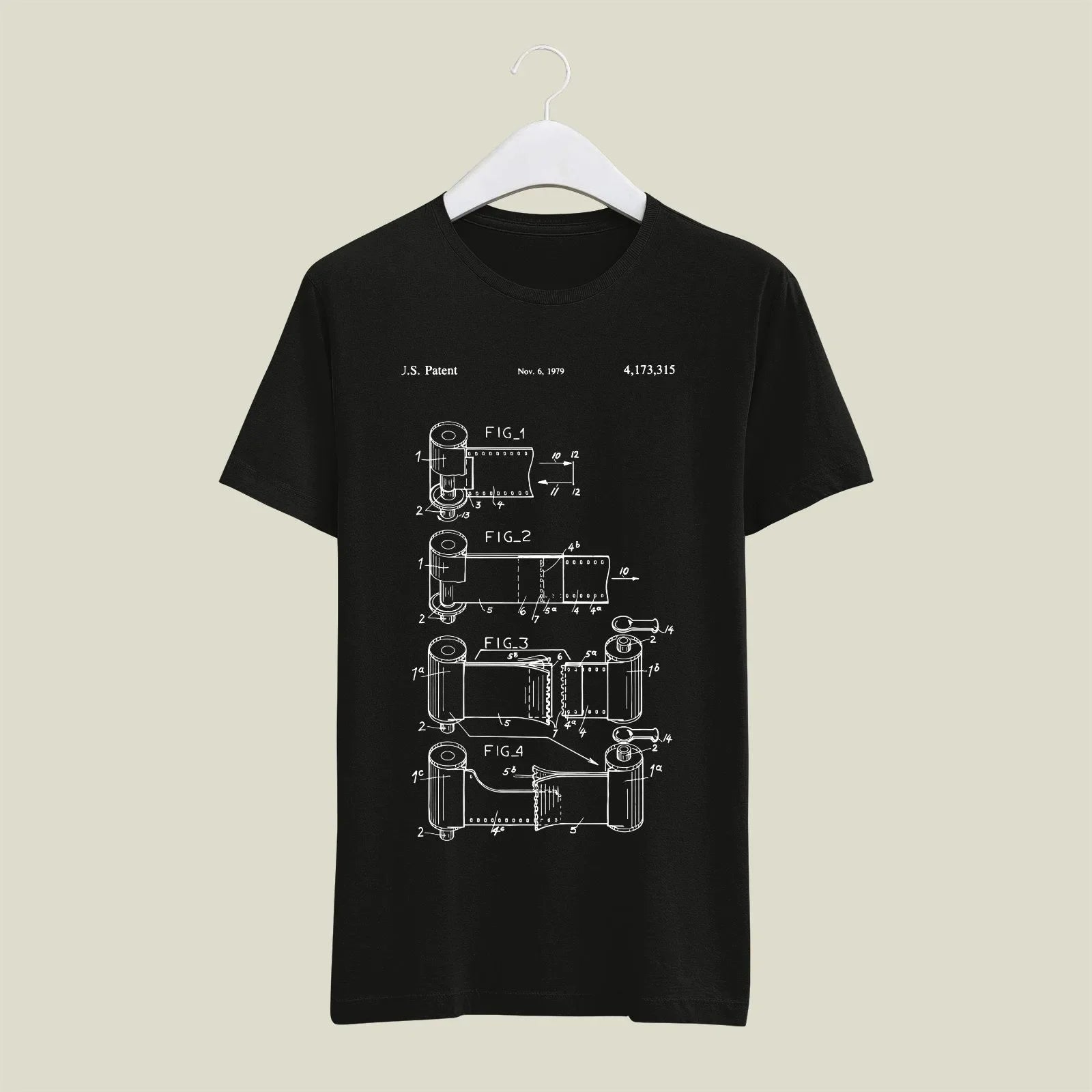 Camera Patent T-Shirt T-CMP12 Desichalchitra