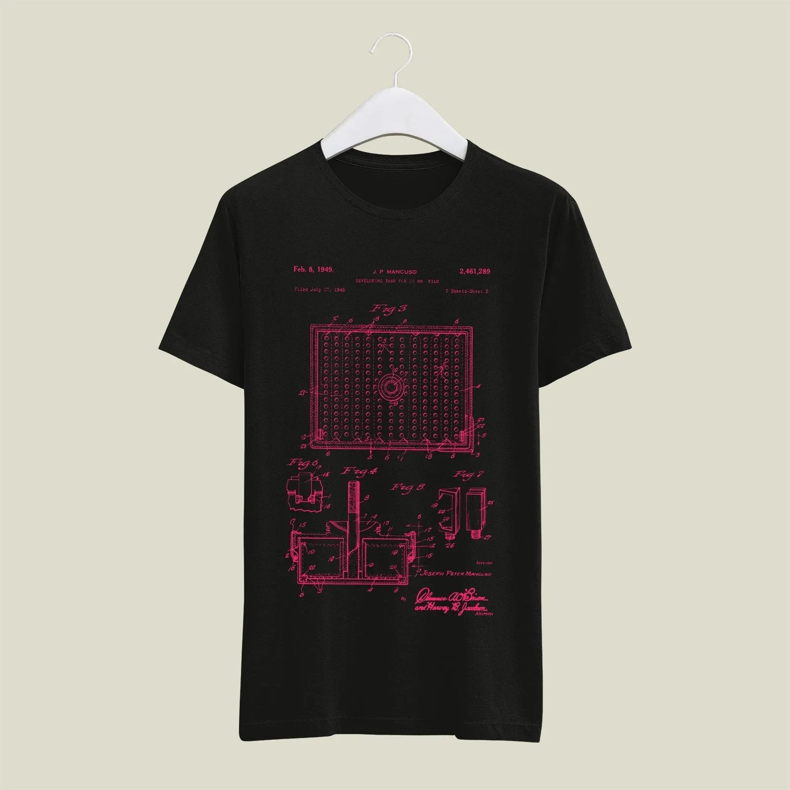 Camera Patent T-Shirt T-CMP31 Desichalchitra