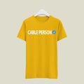 Cable Person T-Shirt T-CAB2 Desichalchitra