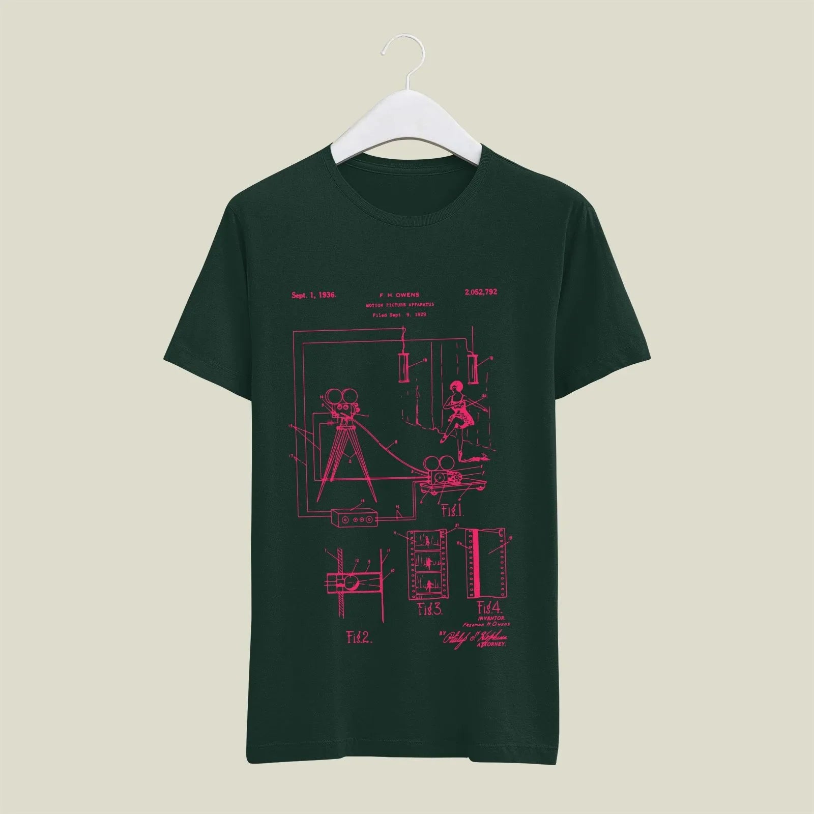 Camera Patent T-Shirt T-CMP50 Desichalchitra