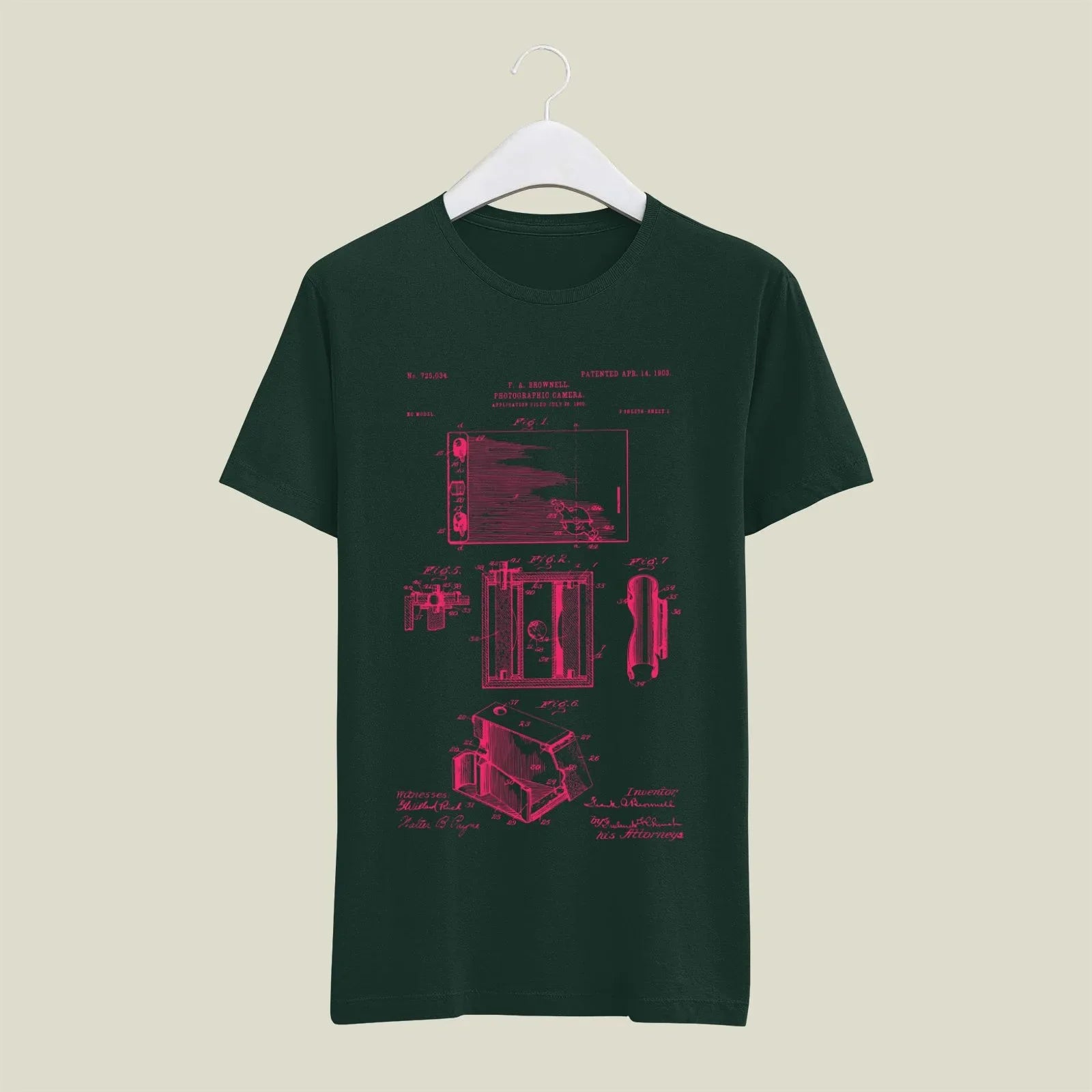 Camera Patent T-Shirt T-CMP81 Desichalchitra