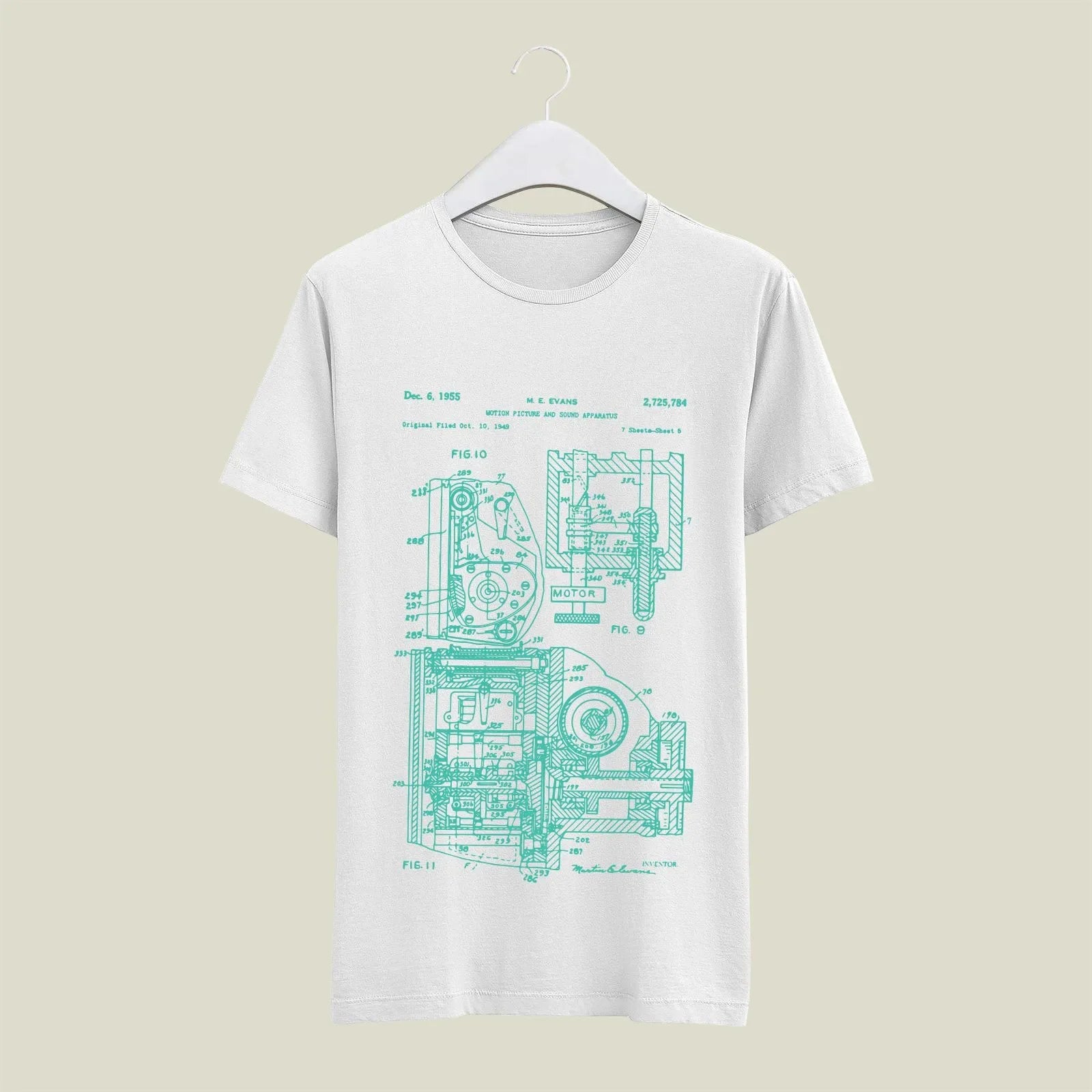 Camera Patent T-Shirt T-CMP52 Desichalchitra