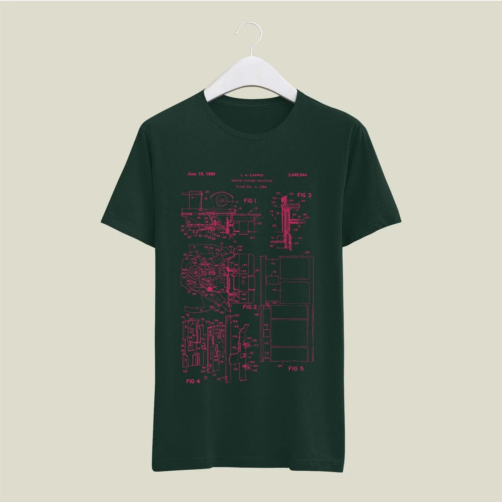 Camera Patent T-Shirt T-CMP148 Desichalchitra