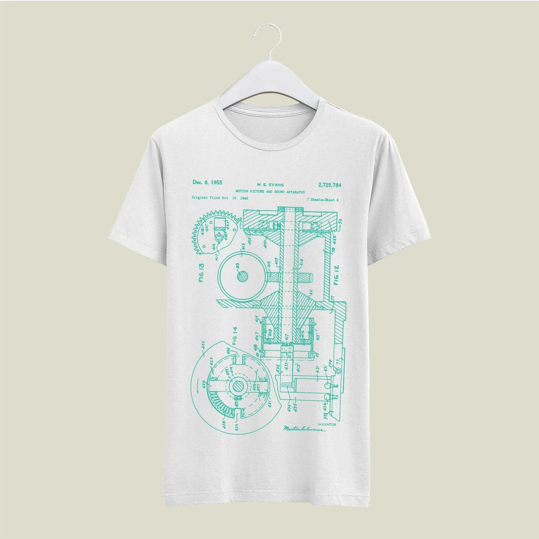 Camera Patent T-Shirt T-CMP113 Desichalchitra