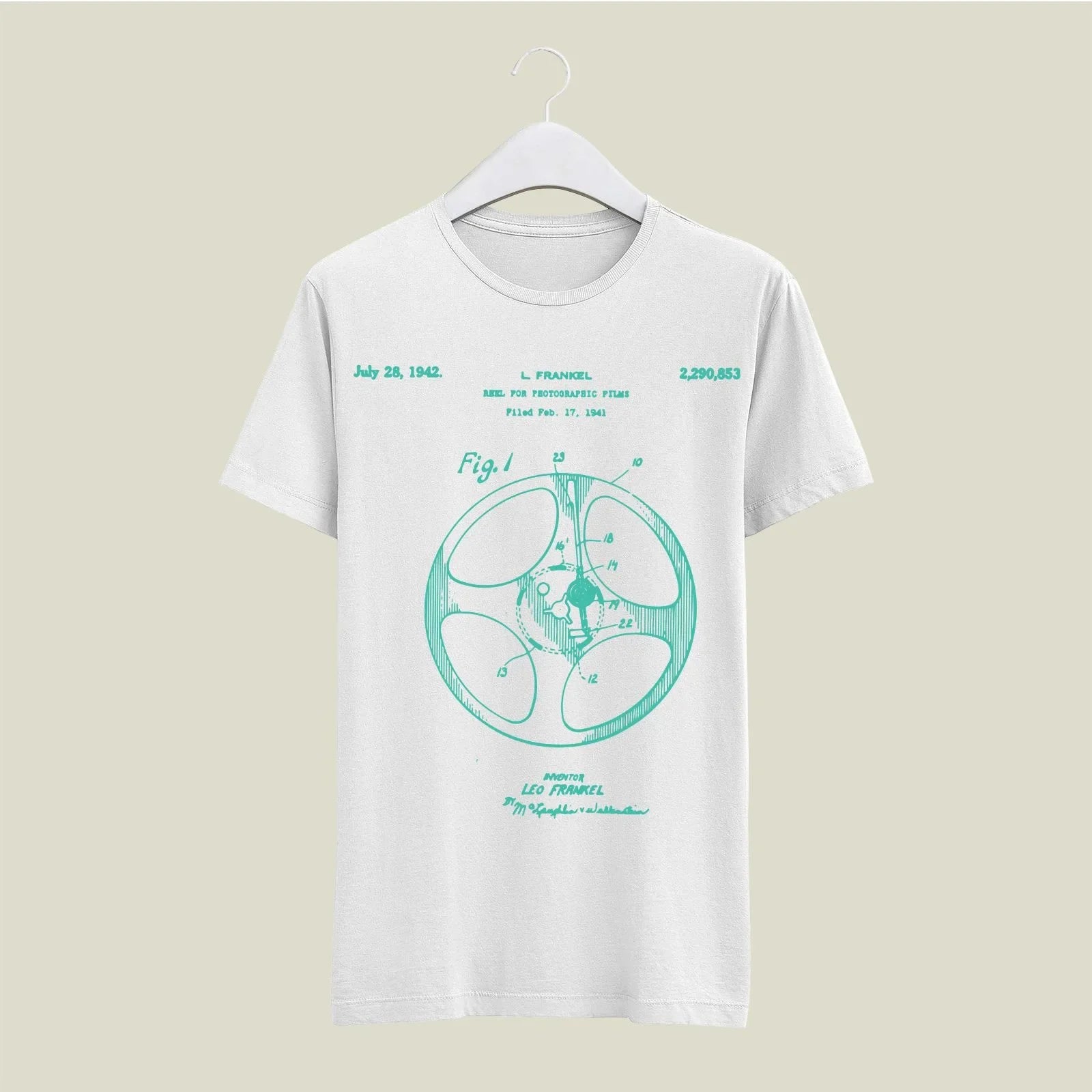 Camera Patent T-Shirt T-CMP120 Desichalchitra