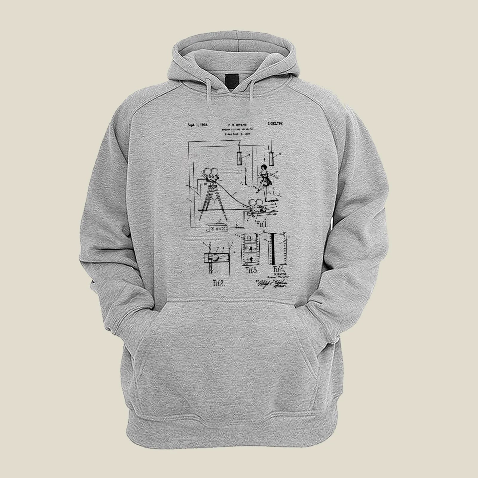 Camera Patent Hoodie H-CMP42 Desichalchitra