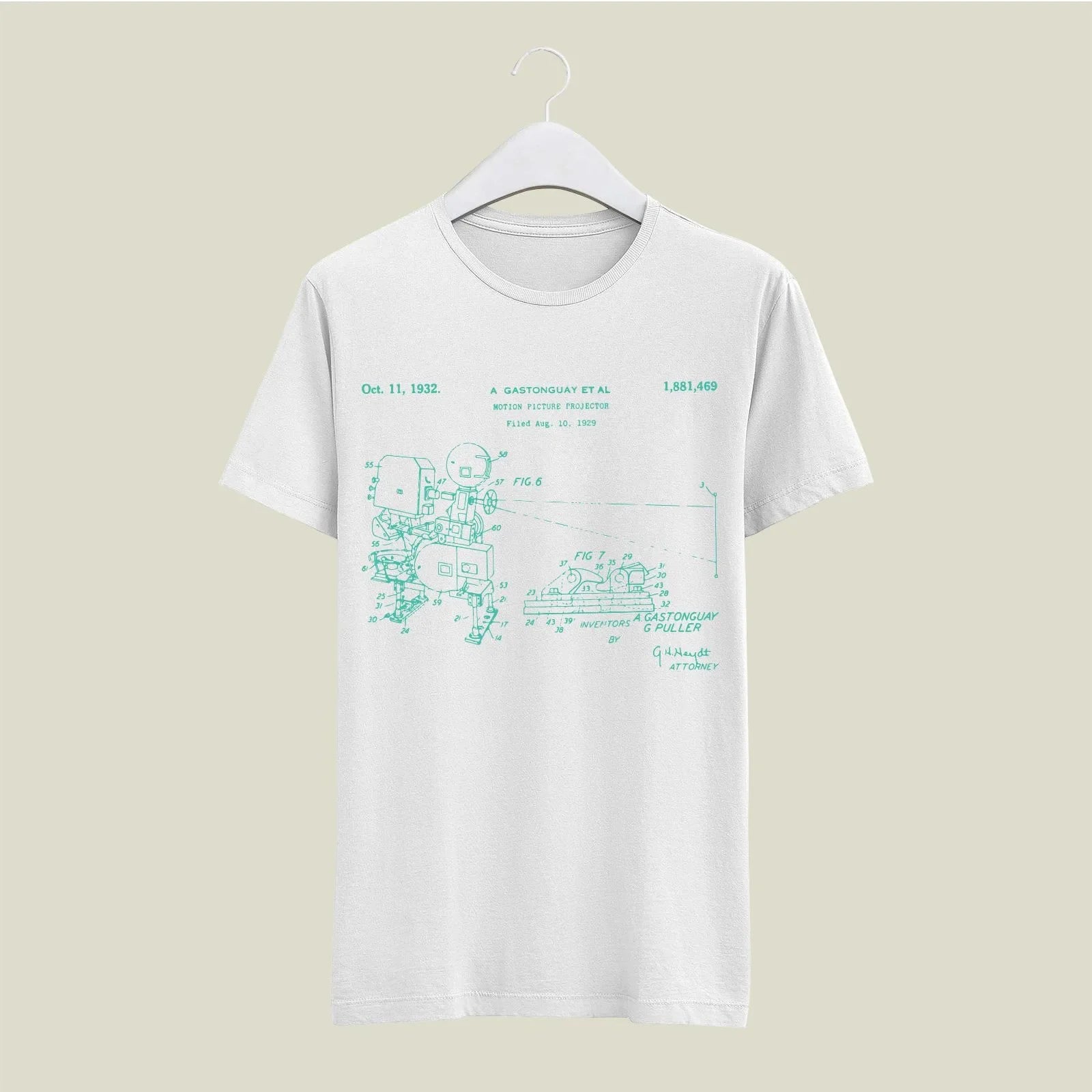 Camera Patent T-Shirt T-CMP142 Desichalchitra