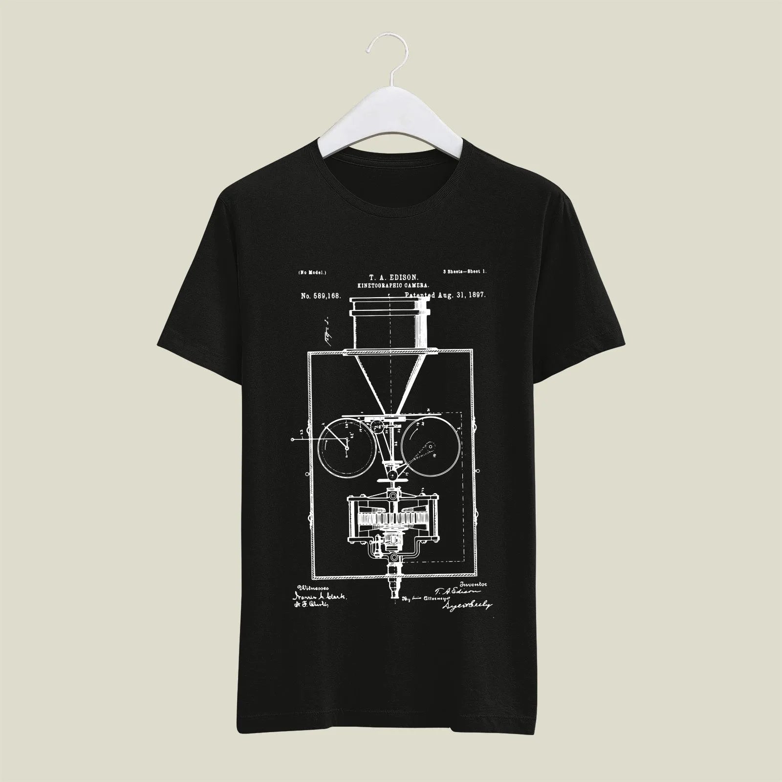 Camera Patent T-Shirt T-CMP29 Desichalchitra