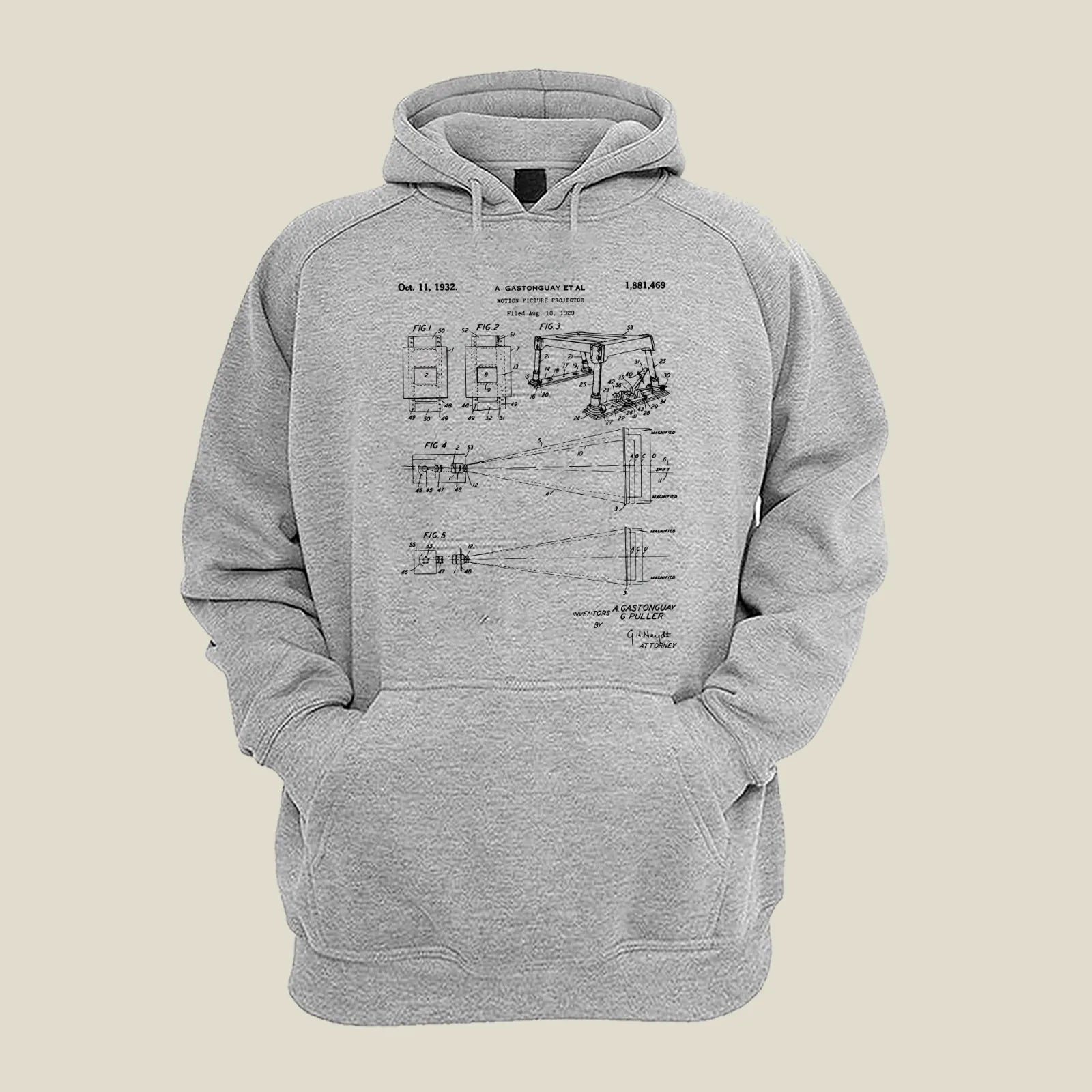 Camera Patent Hoodie H-CMP82 Desichalchitra