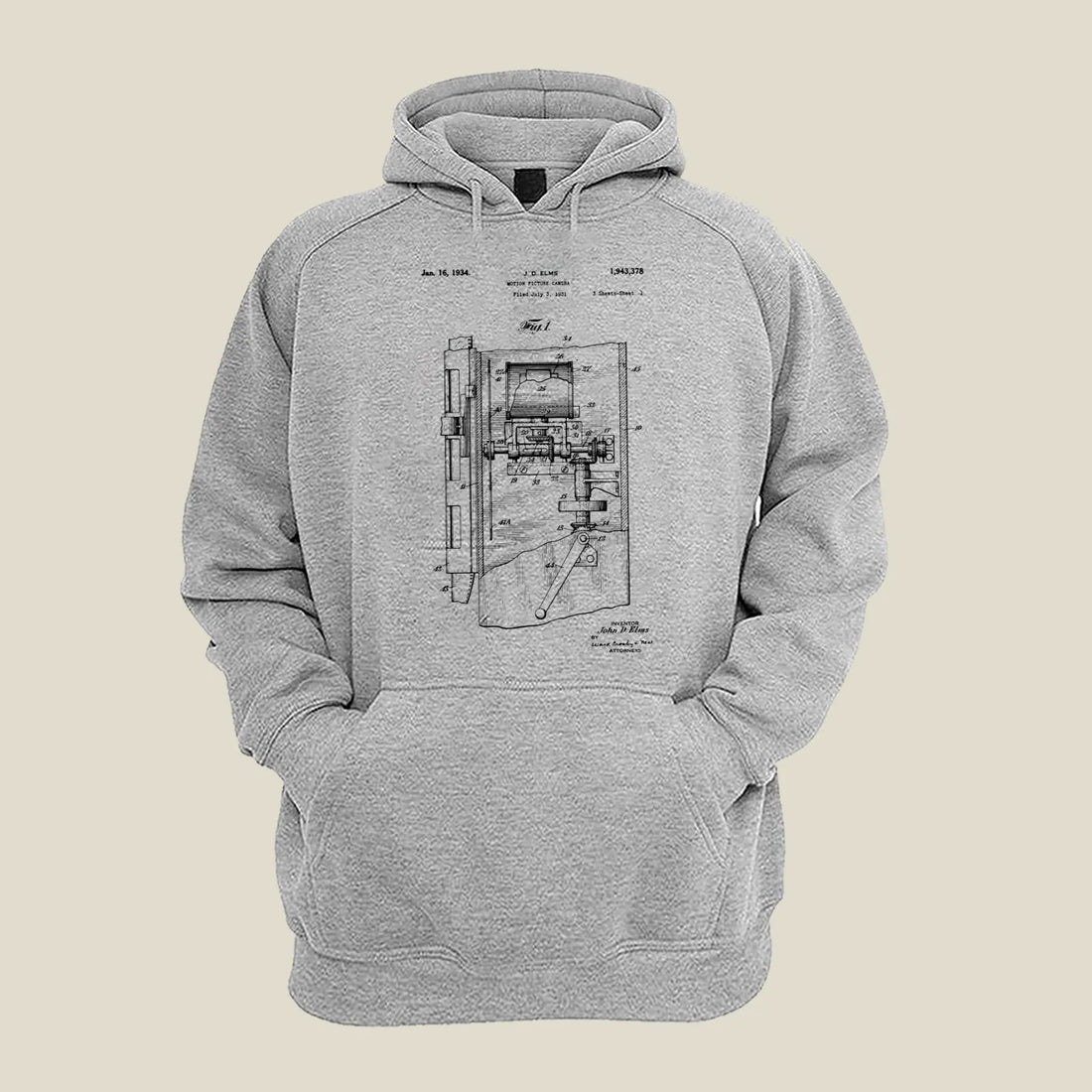 Camera Patent Hoodie H-CMP83 Desichalchitra