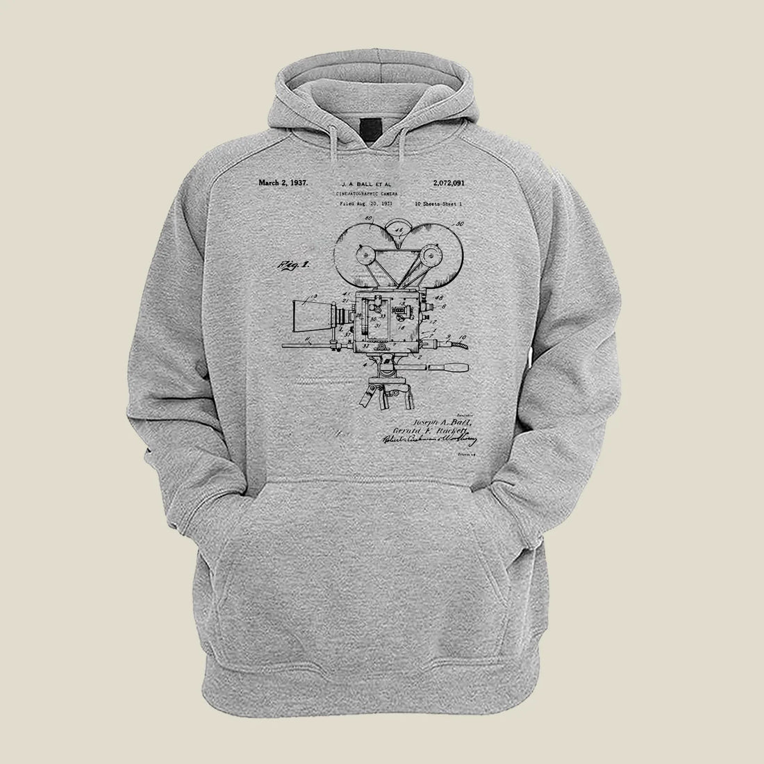 Camera Patent Hoodie H-CMP87 Desichalchitra