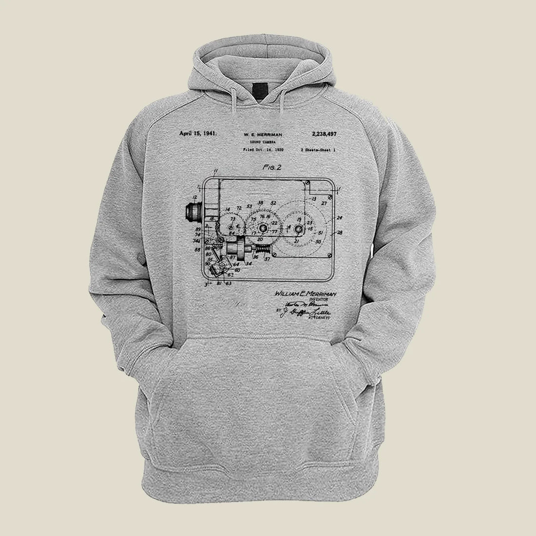 Camera Patent Hoodie H-CMP92 Desichalchitra