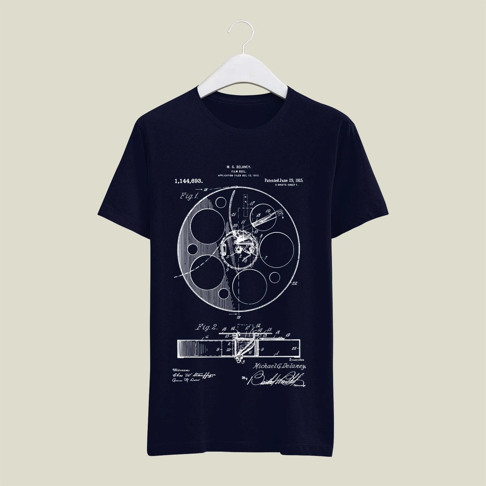 Camera Patent T-Shirt T-CMP85 Desichalchitra