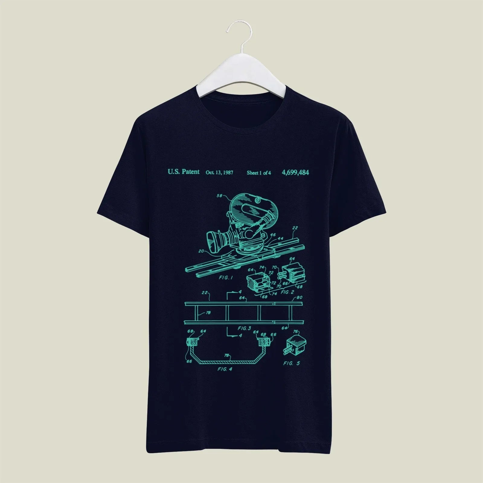 Camera Patent T-Shirt T-CMP2 Desichalchitra