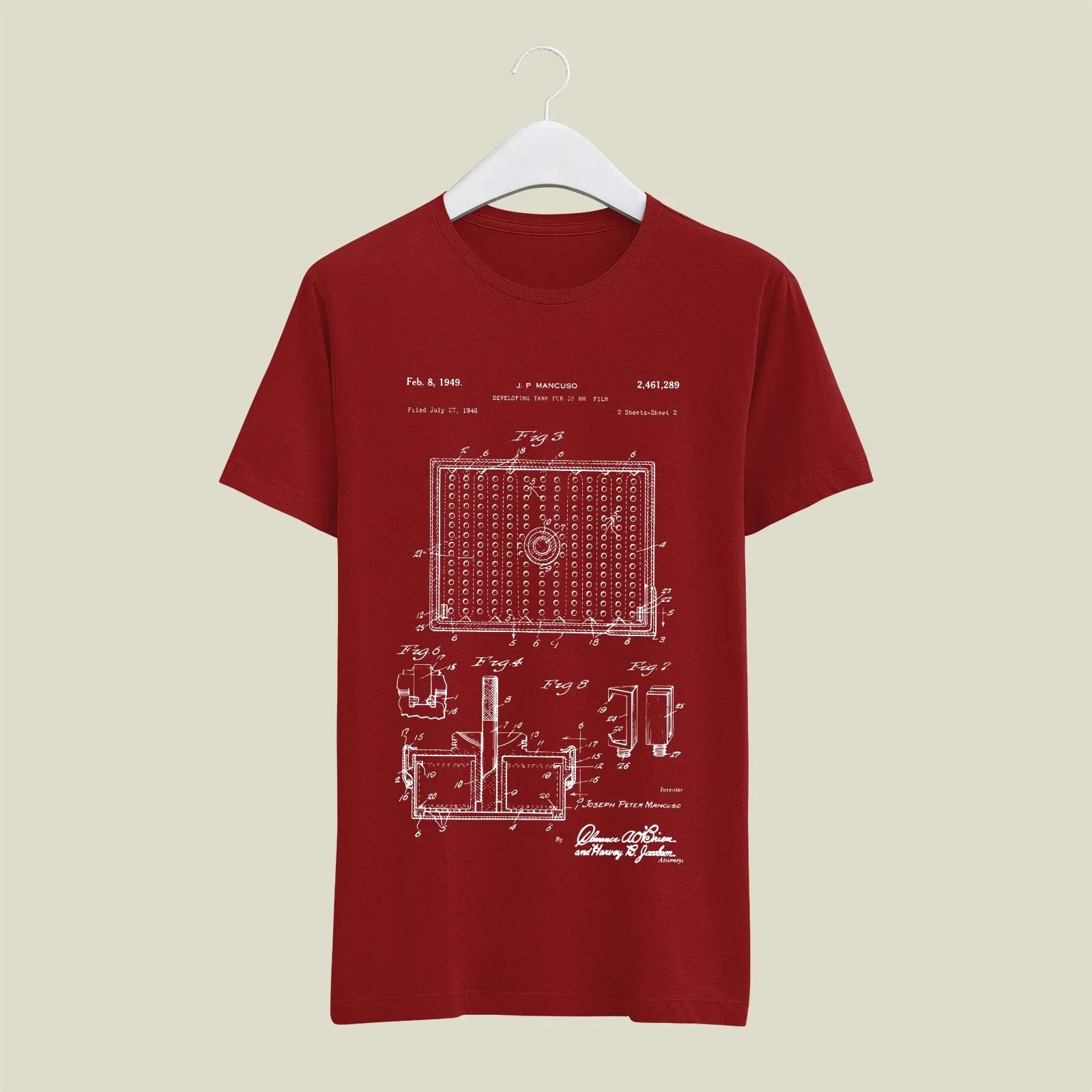 Camera Patent T-Shirt T-CMP45 Desichalchitra