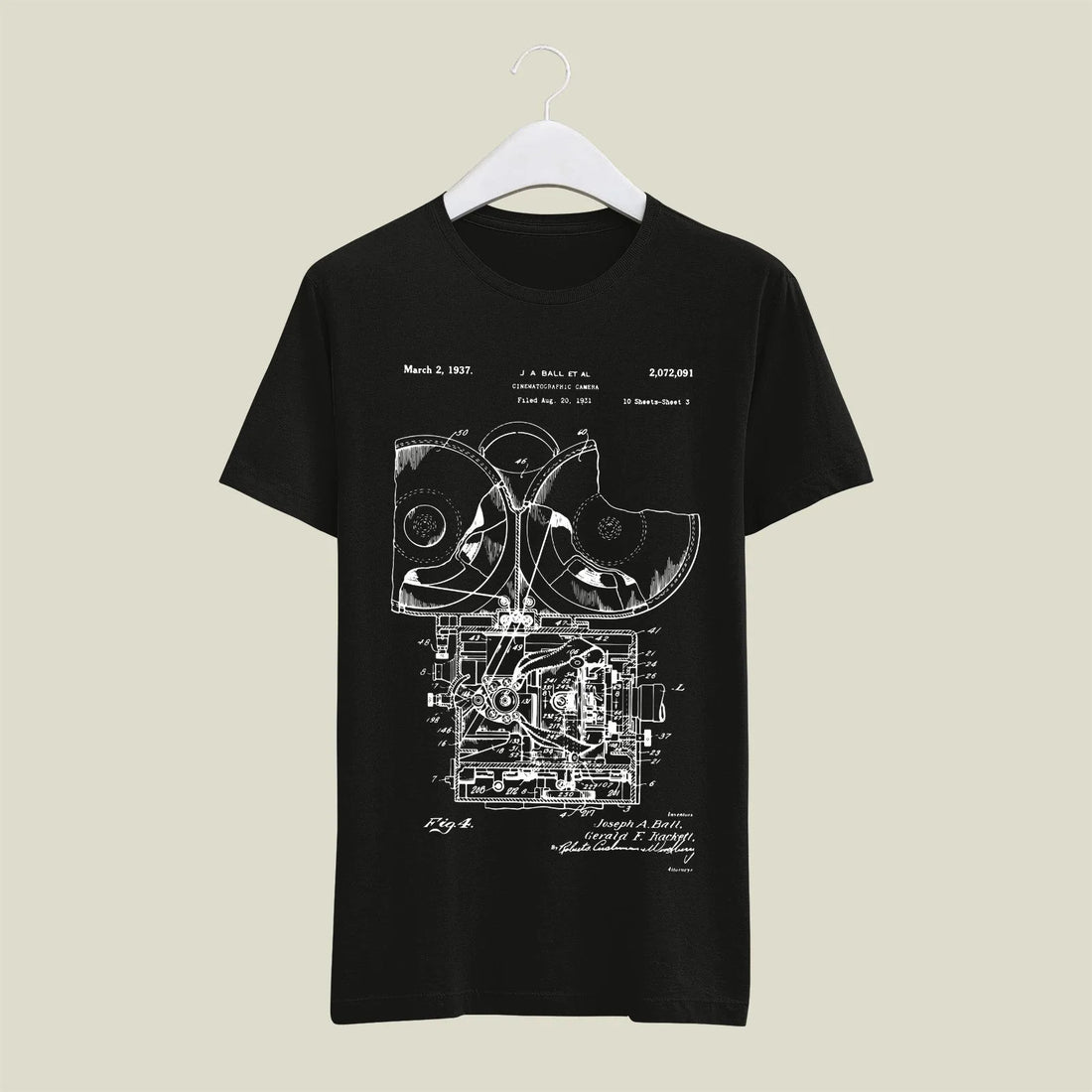 Camera Patent T-Shirt T-CMP66 Desichalchitra