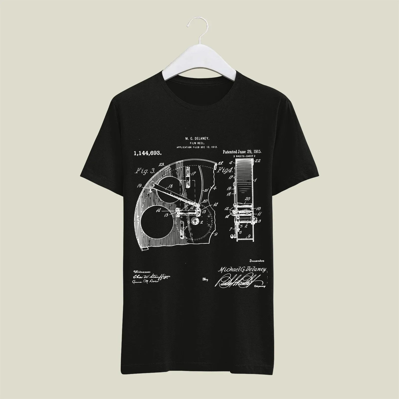 Camera Patent T-Shirt T-CMP78 Desichalchitra