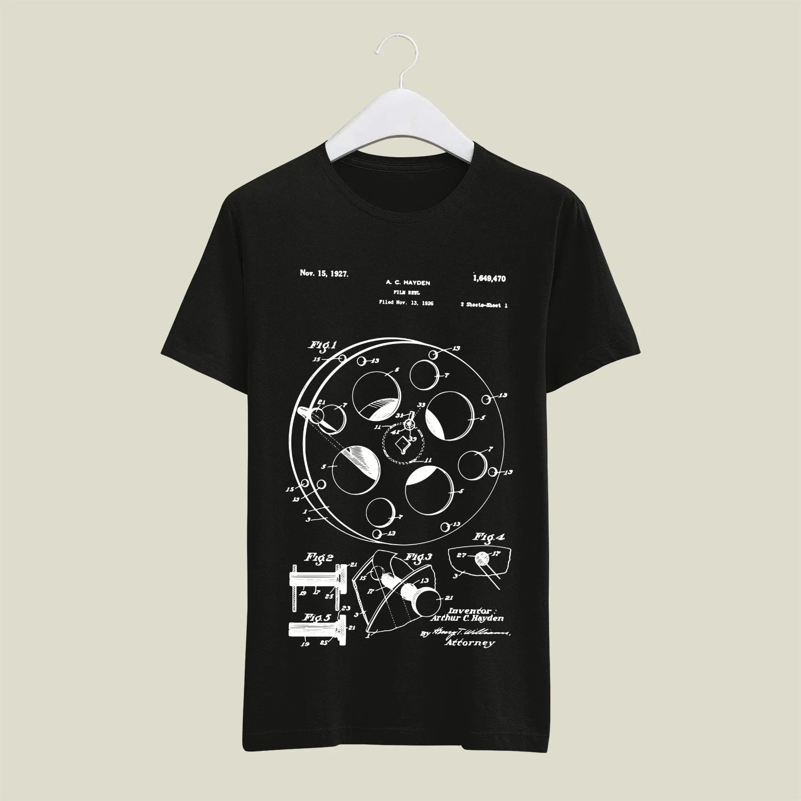 Camera Patent T-Shirt T-CMP90 Desichalchitra