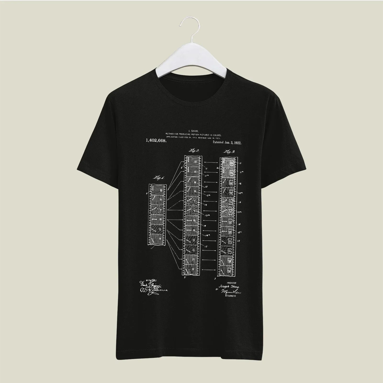 Camera Patent T-Shirt T-CMP93 Desichalchitra