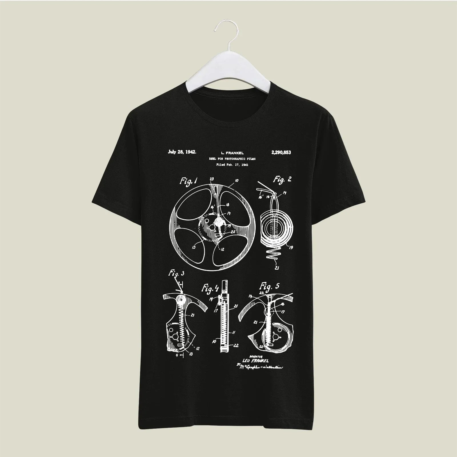 Camera Patent T-Shirt T-CMP94 Desichalchitra