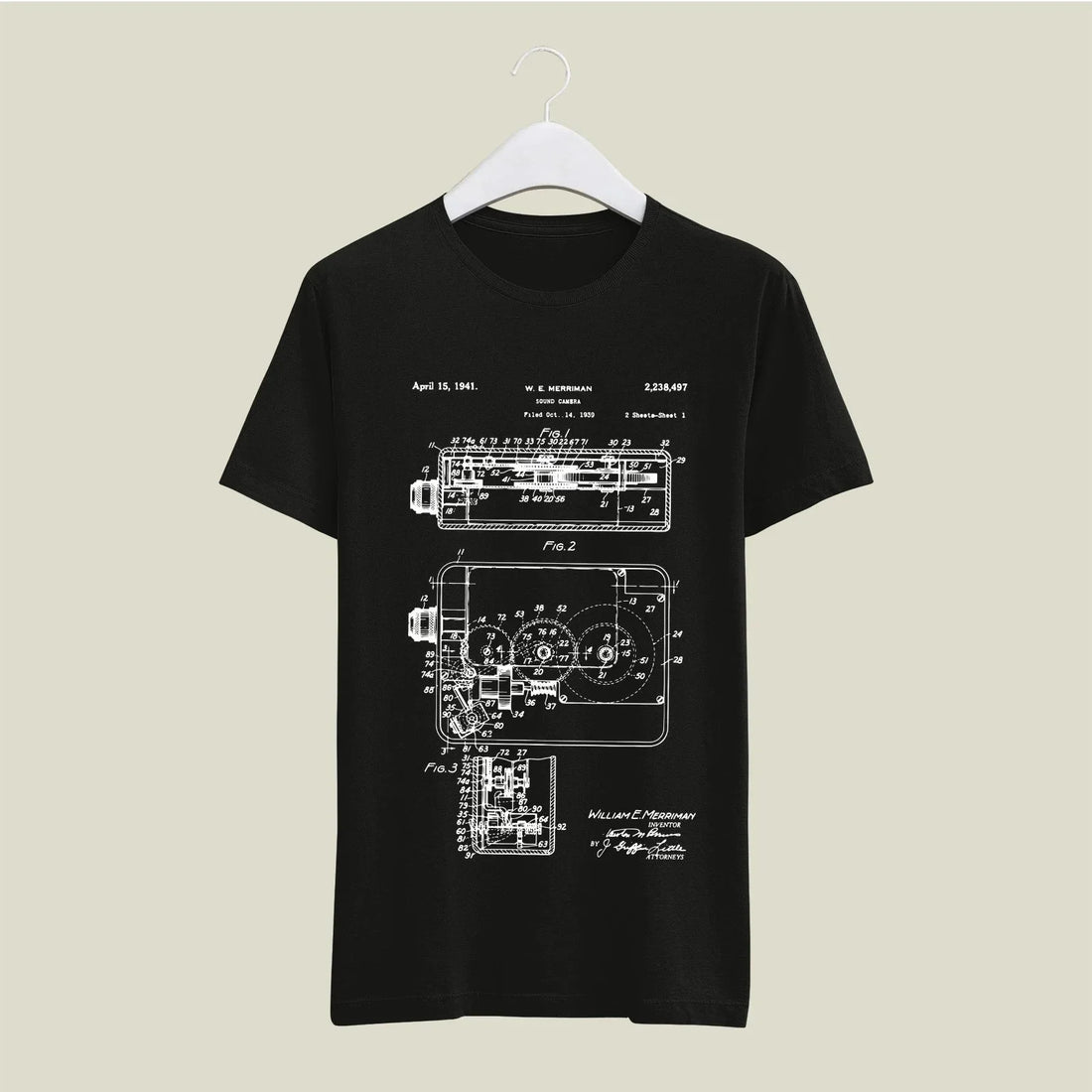 Camera Patent T-Shirt T-CMP97 Desichalchitra