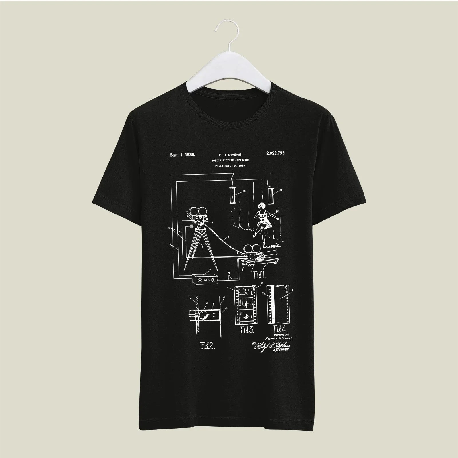 Camera Patent T-Shirt T-CMP119 Desichalchitra