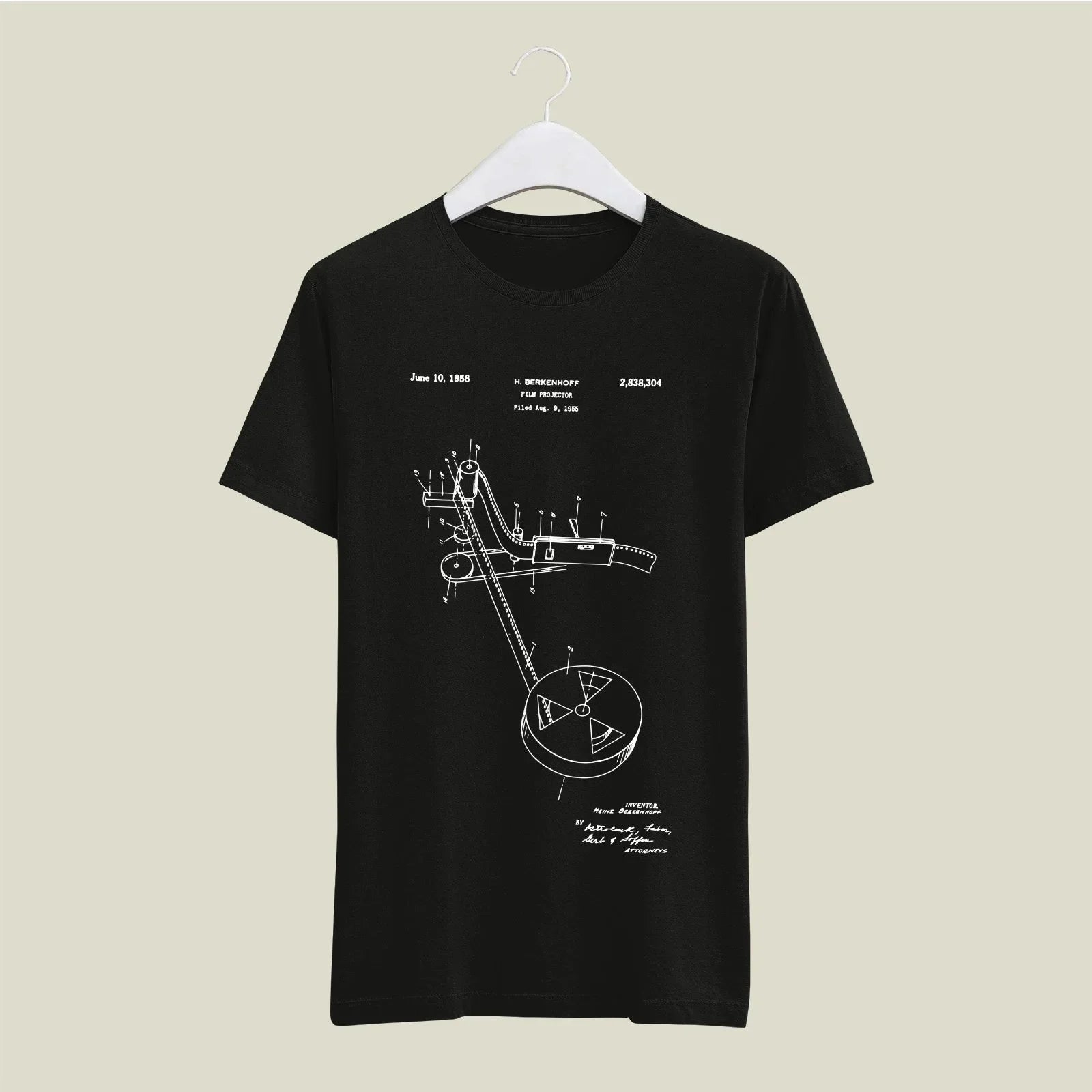 Camera Patent T-Shirt T-CMP137 Desichalchitra