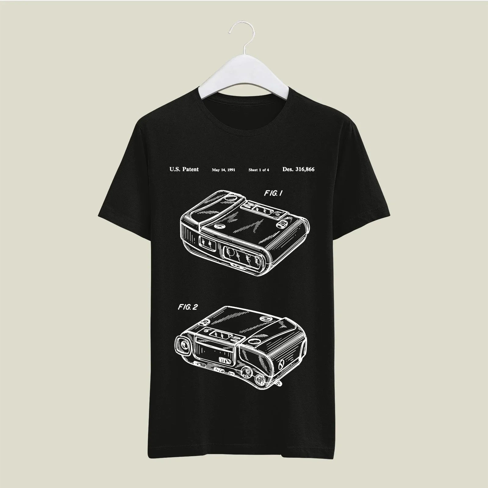 Camera Patent T-Shirt T-CMP145 Desichalchitra