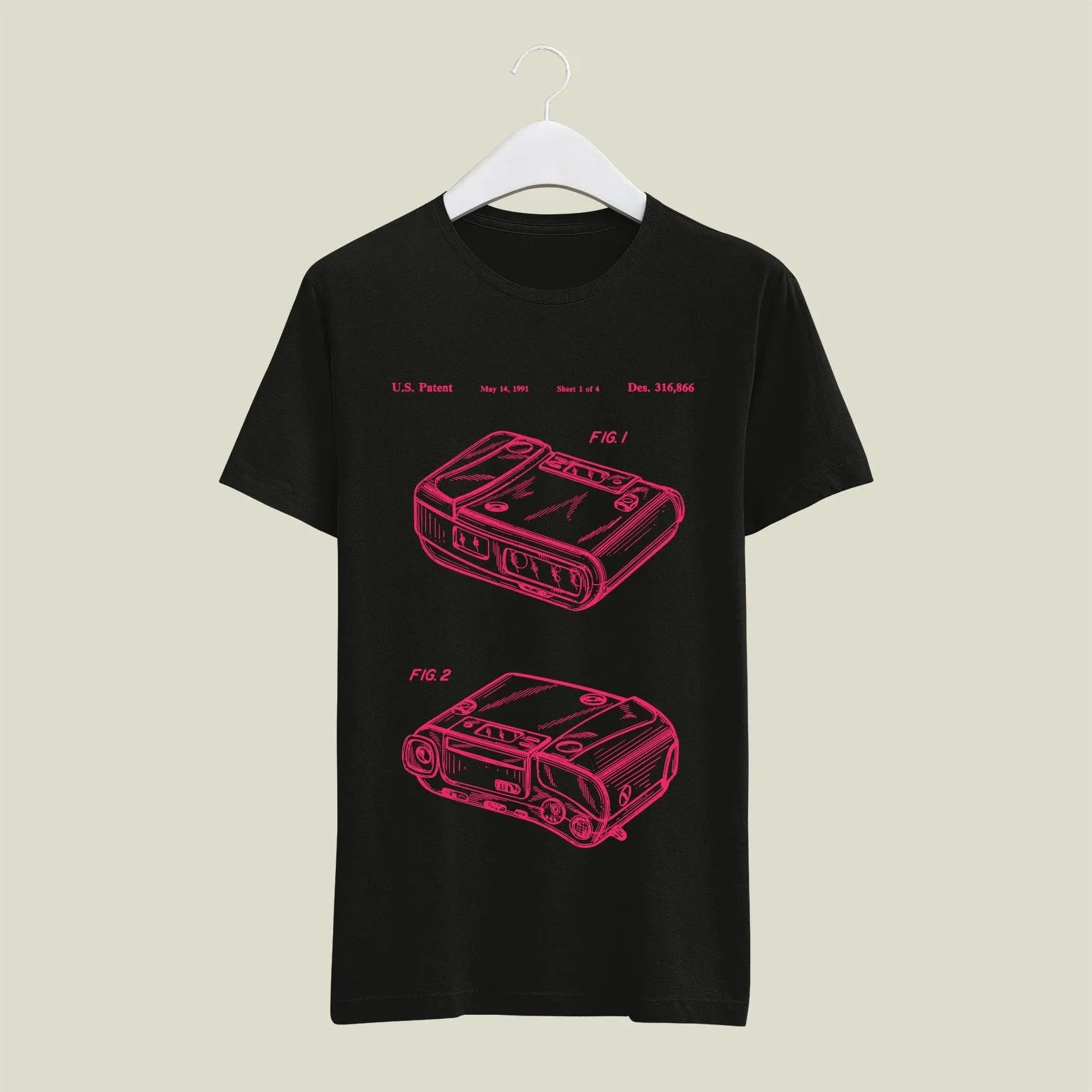 Camera Patent T-Shirt T-CMP7 Desichalchitra
