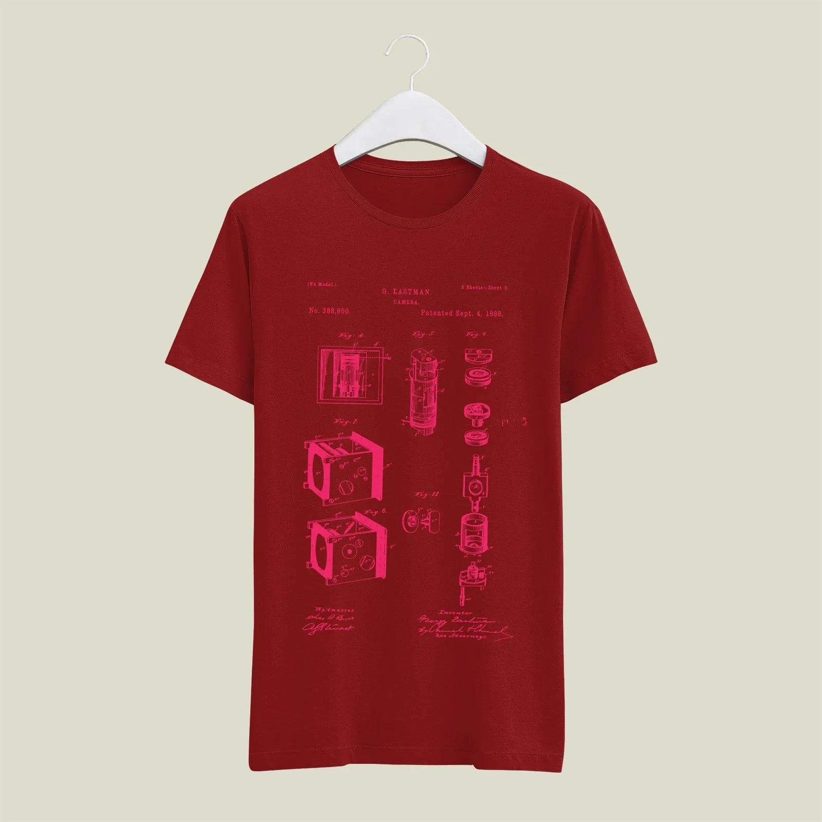 Camera Patent T-Shirt T-CMP13 Desichalchitra