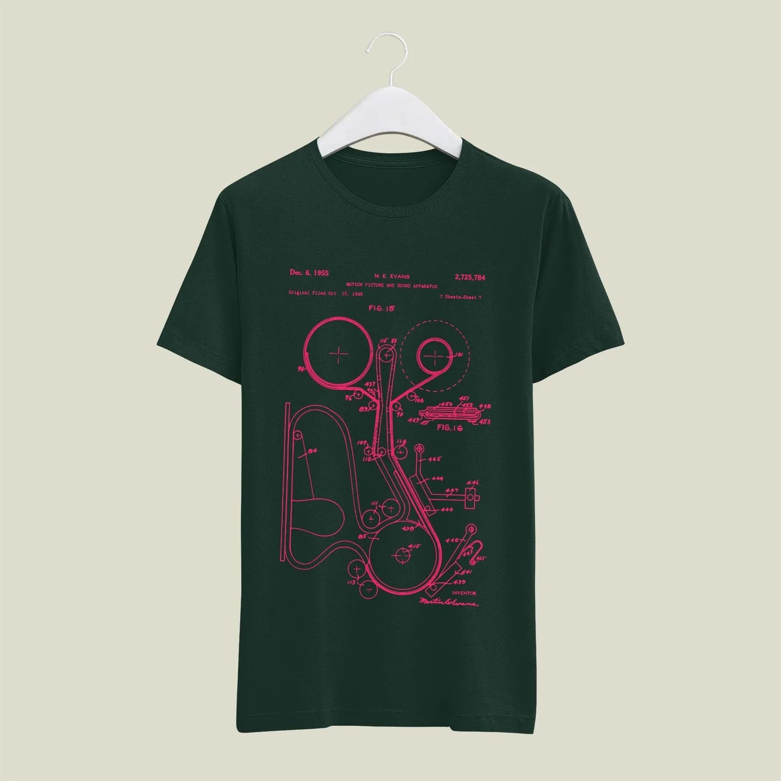Camera Patent T-Shirt T-CMP20 Desichalchitra