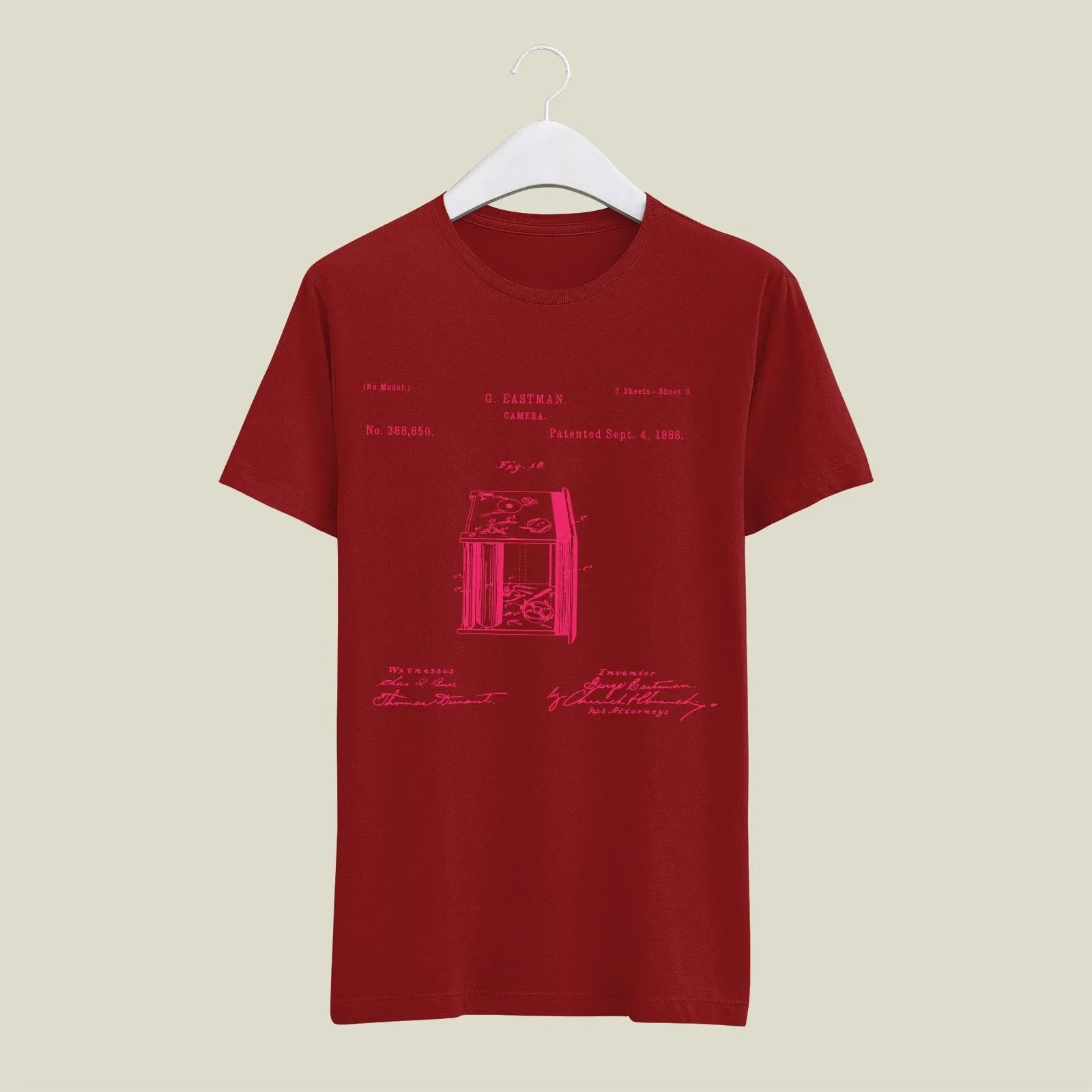 Camera Patent T-Shirt T-CMP38 Desichalchitra