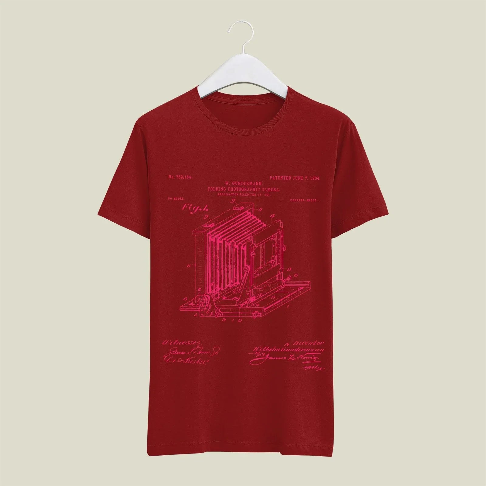 Camera Patent T-Shirt T-CMP43 Desichalchitra