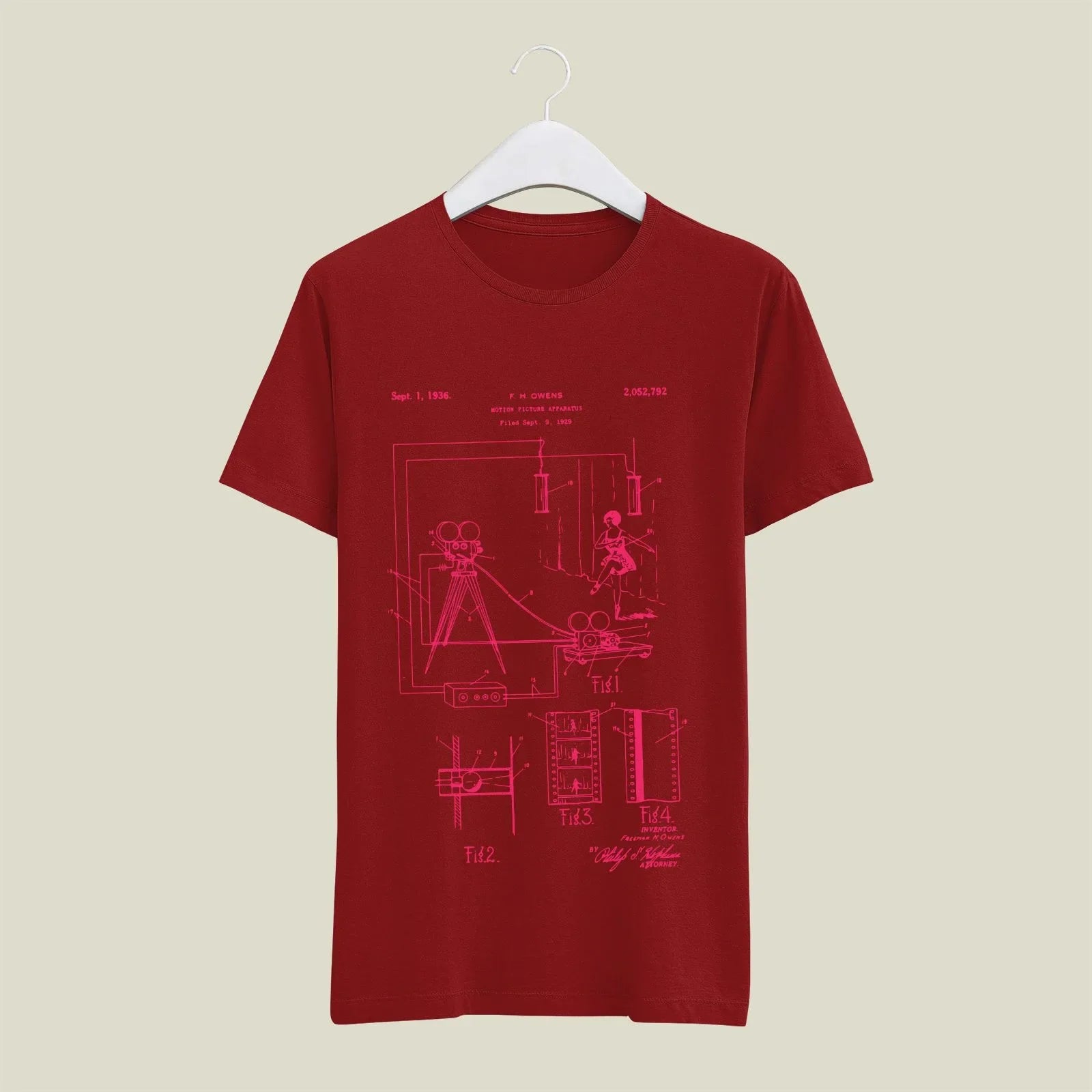 Camera Patent T-Shirt T-CMP50 Desichalchitra