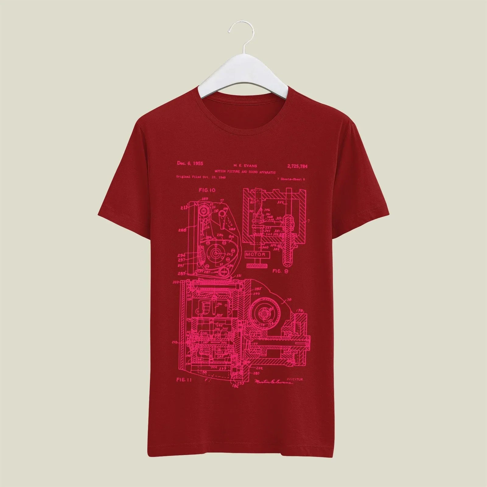 Camera Patent T-Shirt T-CMP53 Desichalchitra