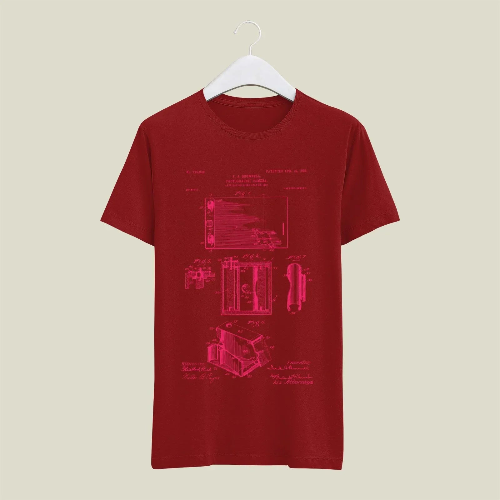 Camera Patent T-Shirt T-CMP81 Desichalchitra