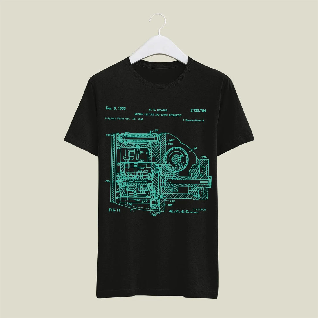 Camera Patent T-Shirt T-CMP34 Desichalchitra