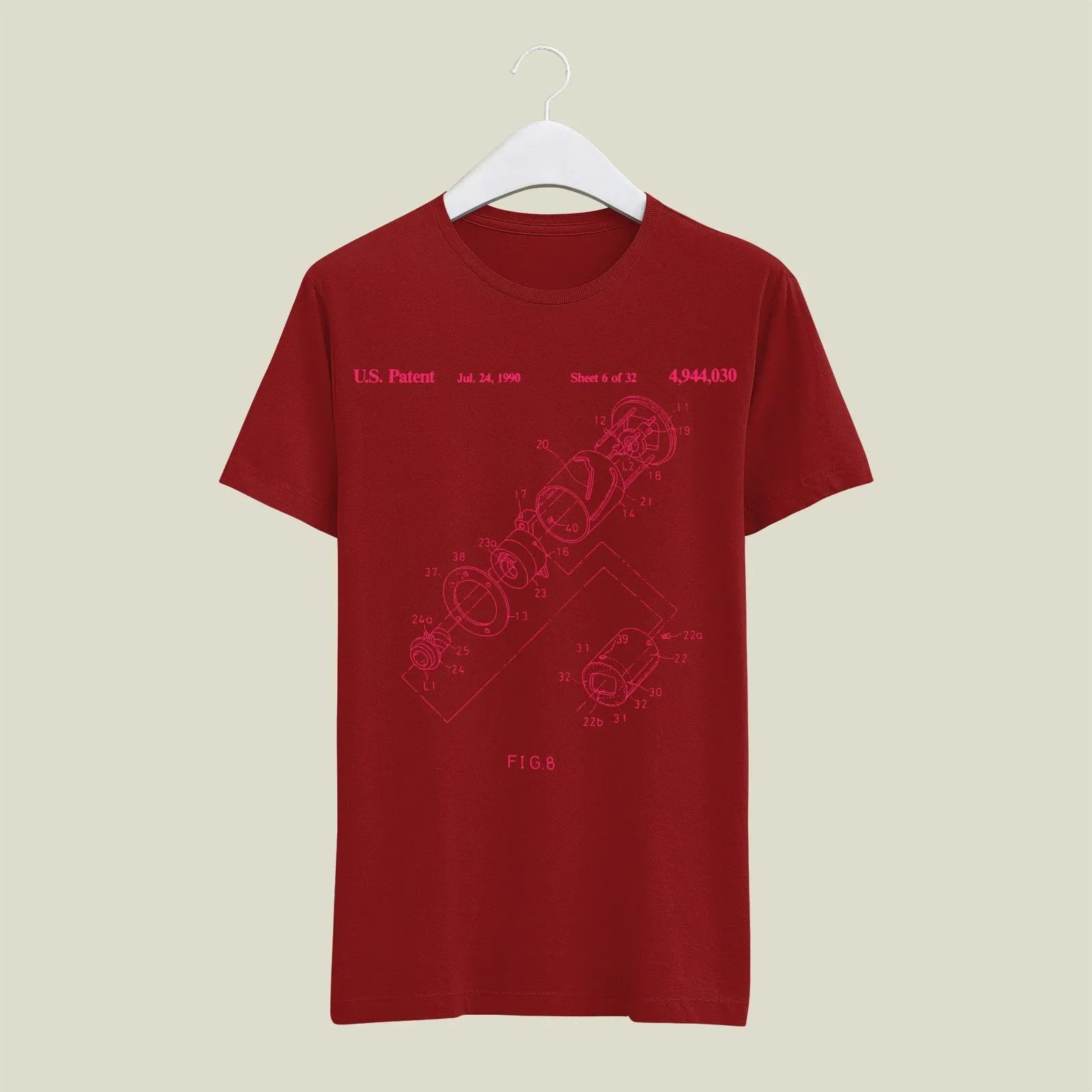 Camera Patent T-Shirt T-CMP84 Desichalchitra