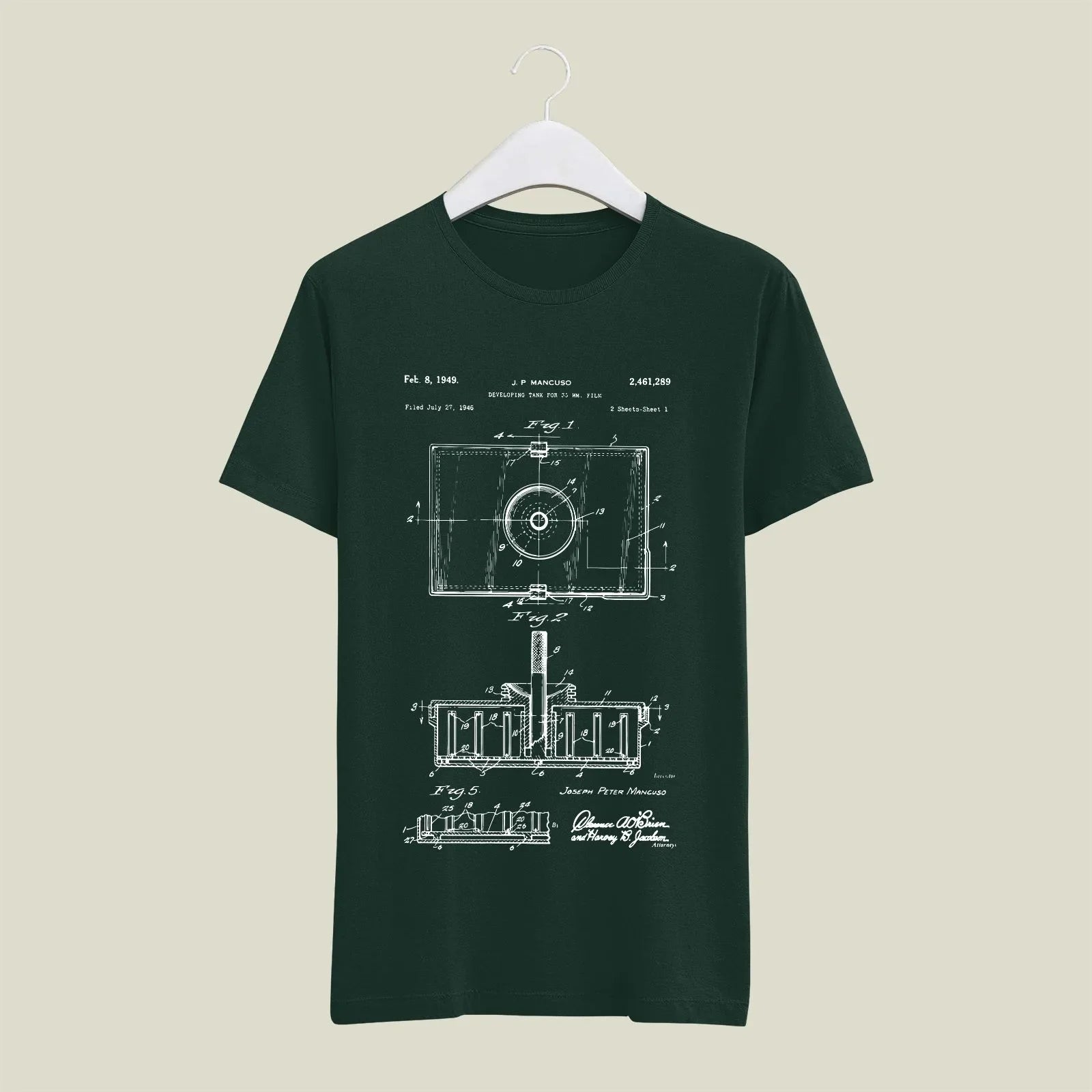 Camera Patent T-Shirt T-CMP22 Desichalchitra