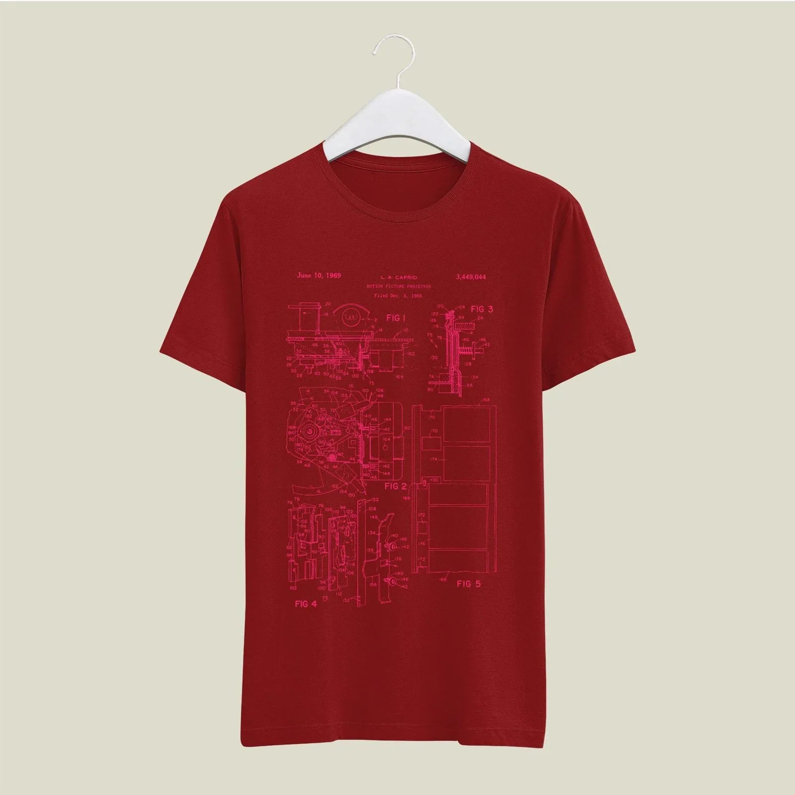 Camera Patent T-Shirt T-CMP148 Desichalchitra