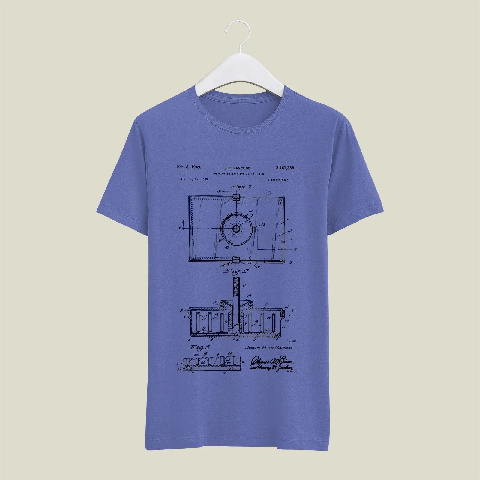 Camera Patent T-Shirt T-CMP40 Desichalchitra