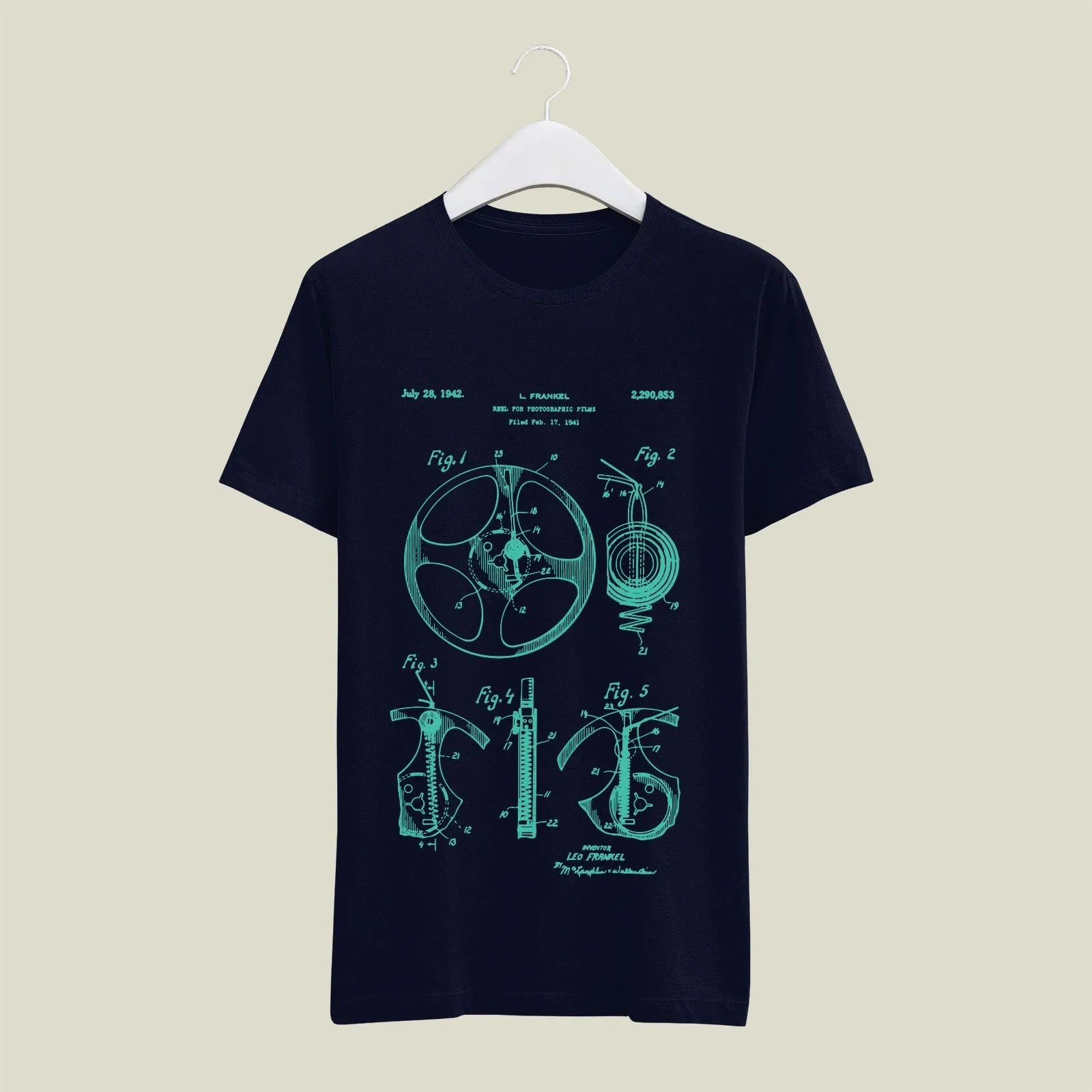 Camera Patent T-Shirt T-CMP4 Desichalchitra