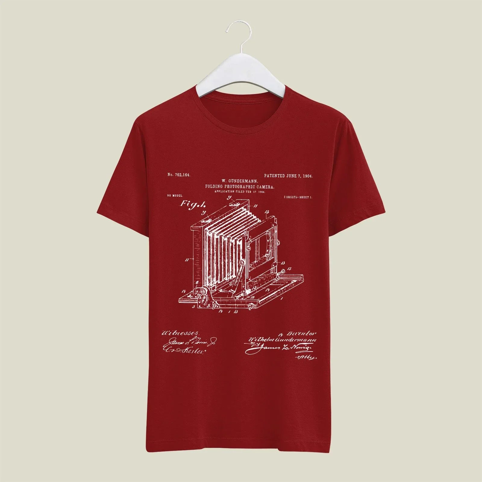 Camera Patent T-Shirt T-CMP41 Desichalchitra