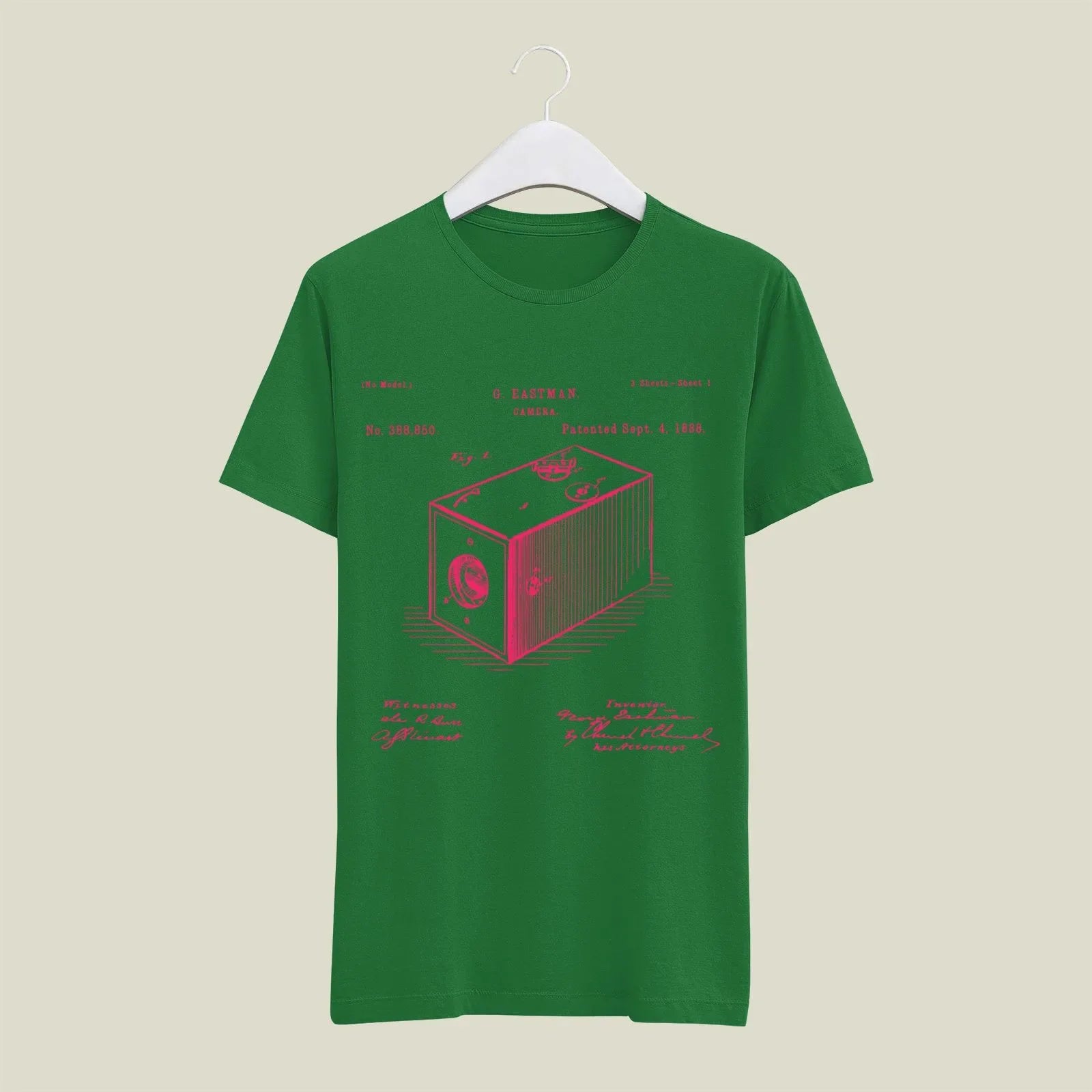 Camera Patent T-Shirt T-CMP1 Desichalchitra