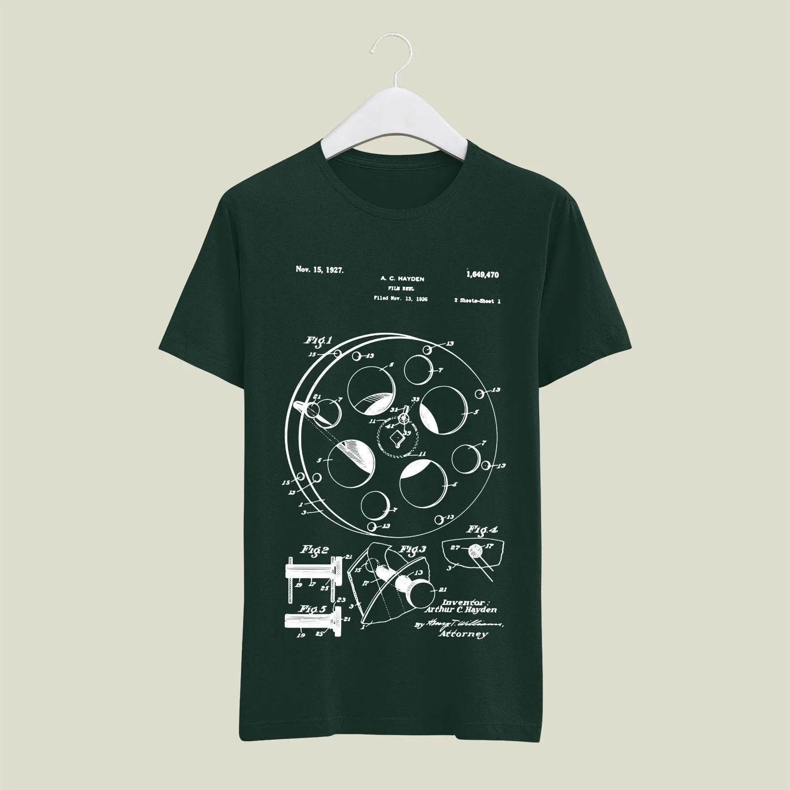Camera Patent T-Shirt T-CMP90 Desichalchitra