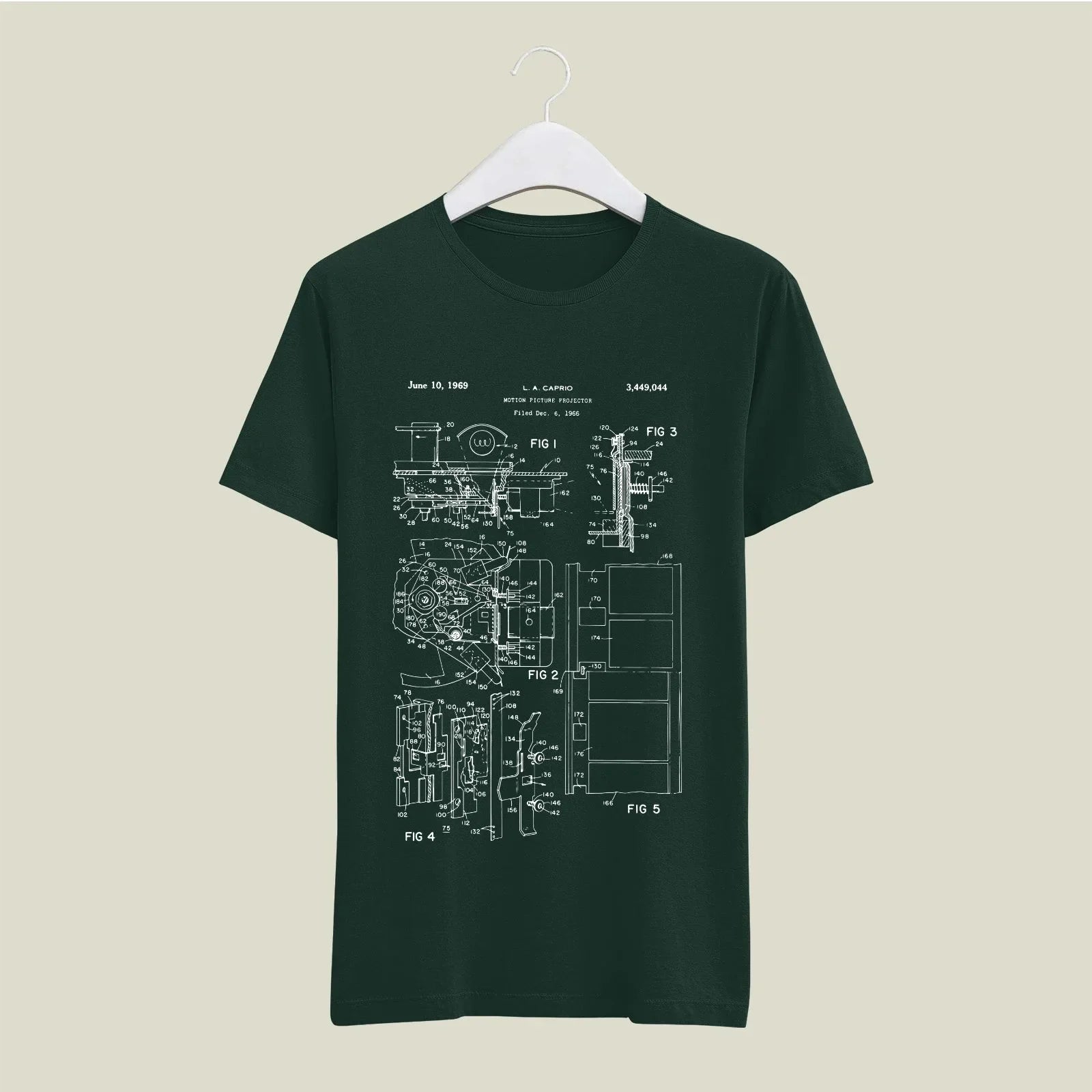 Camera Patent T-Shirt T-CMP122 Desichalchitra