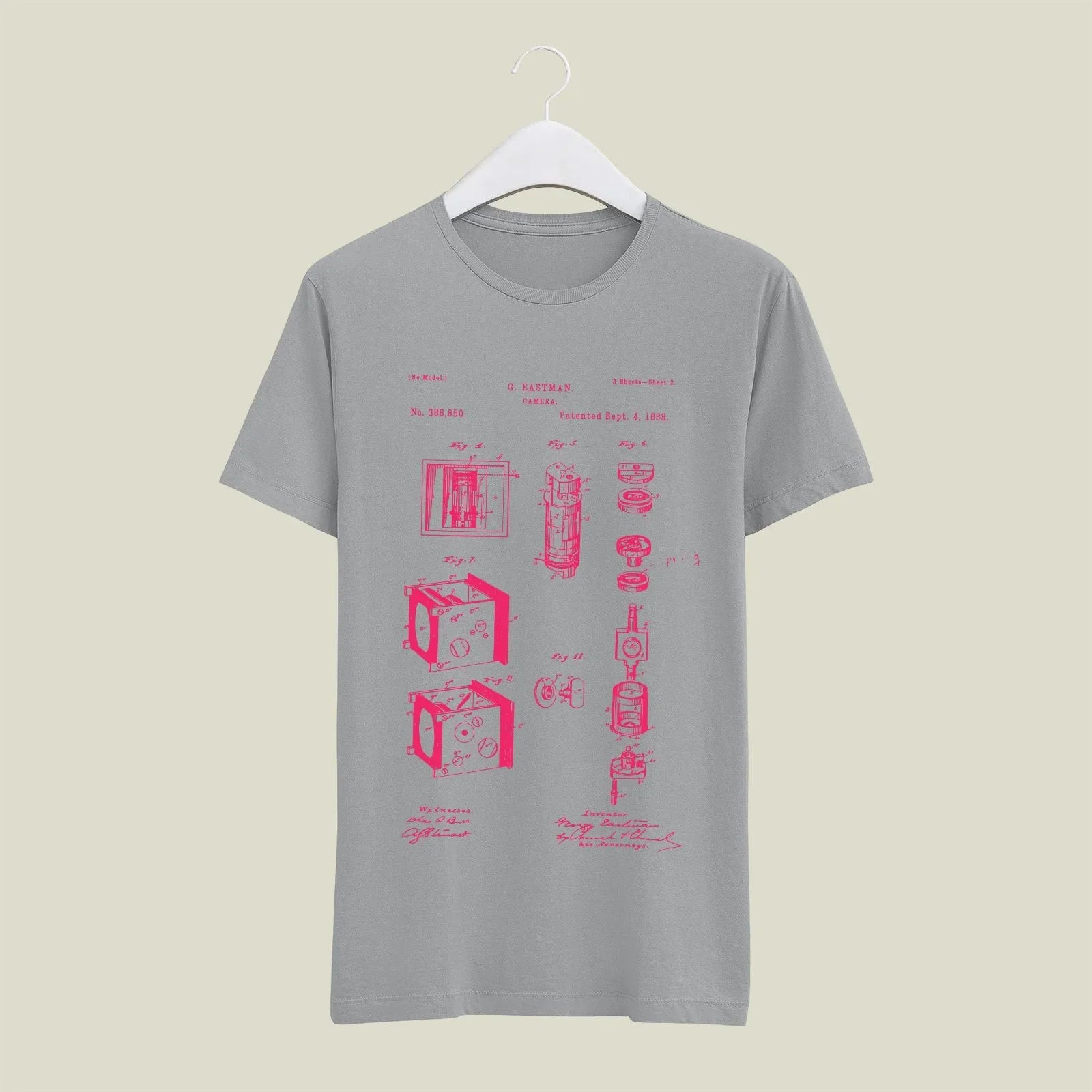 Camera Patent T-Shirt T-CMP13 Desichalchitra