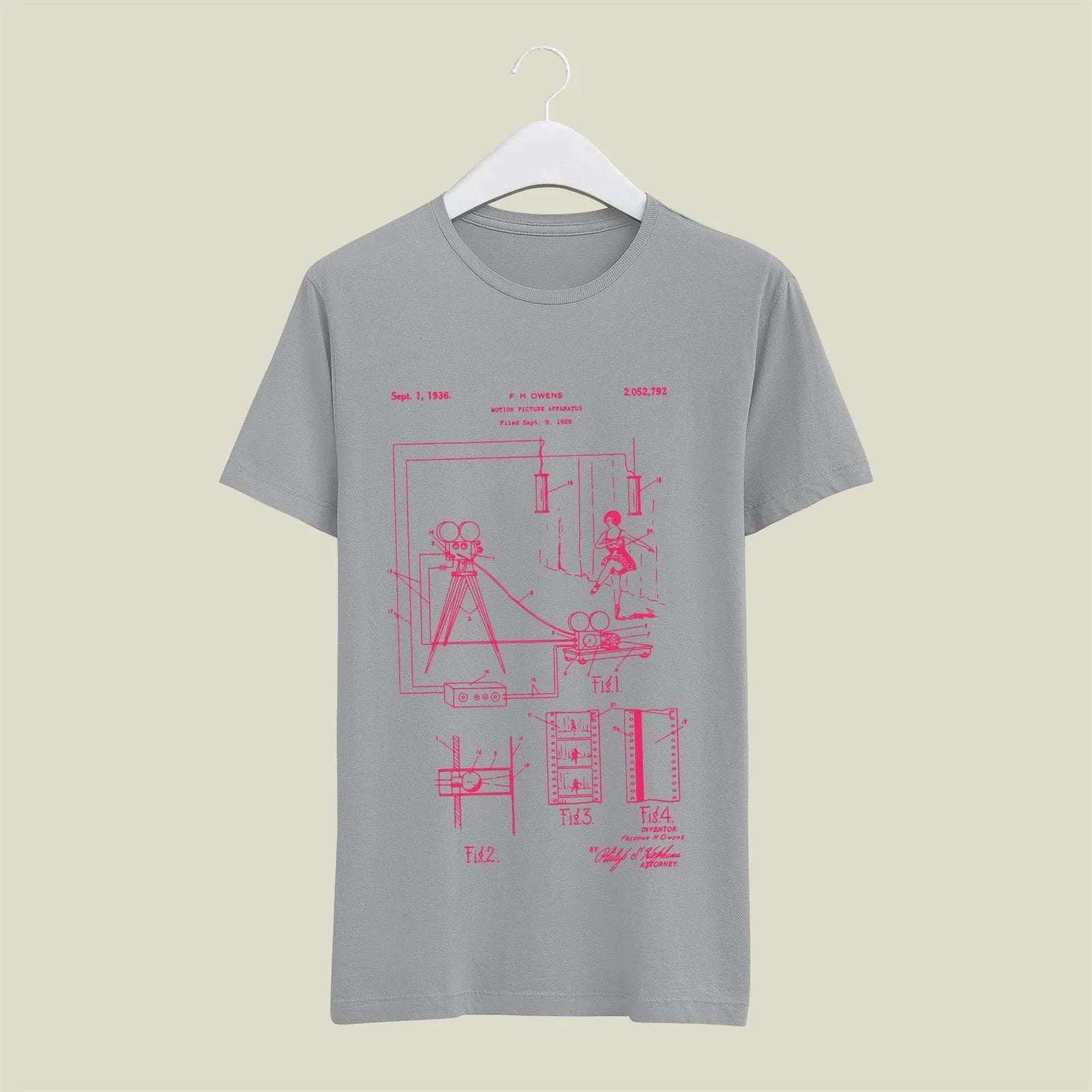 Camera Patent T-Shirt T-CMP50 Desichalchitra